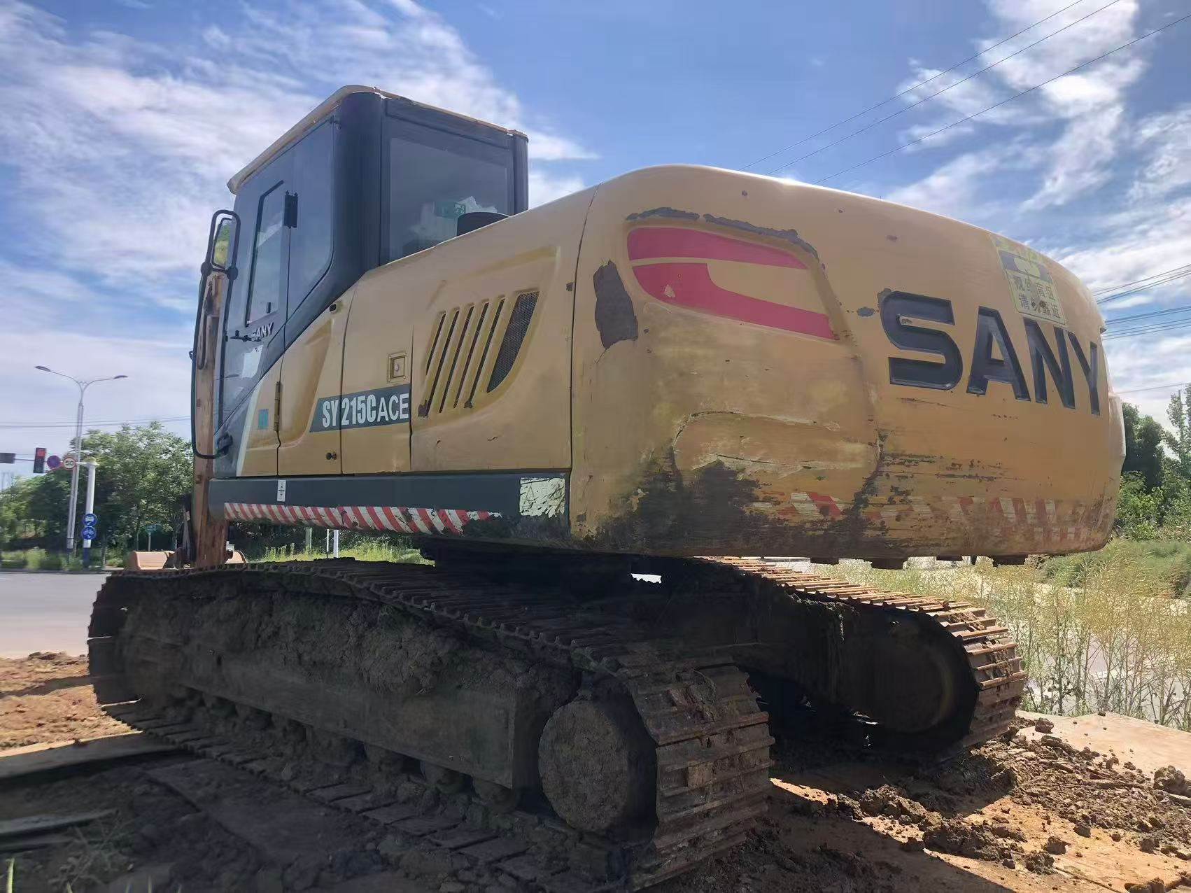 Buy Sany SY215C Used Excavator / 4