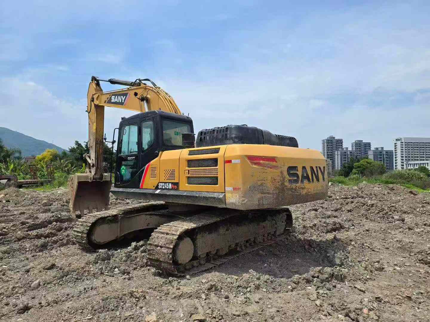 Buy Sany SY245H Used Excavator / 4