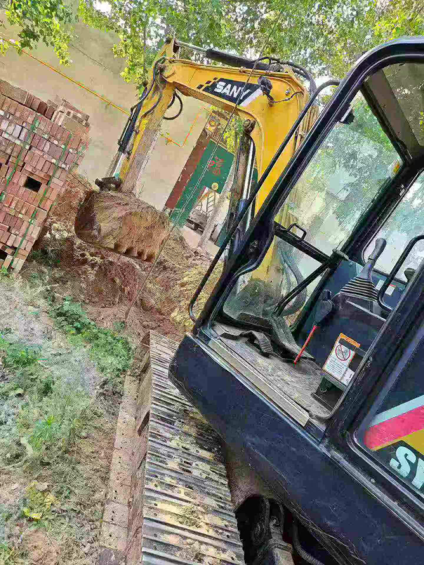 Buy Sany SY55 Used Excavator / 8