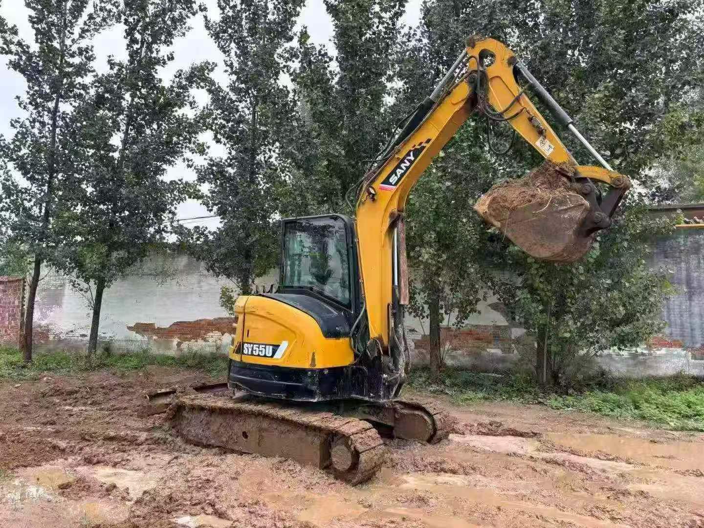 Buy Sany SY55U Used Excavator / 2