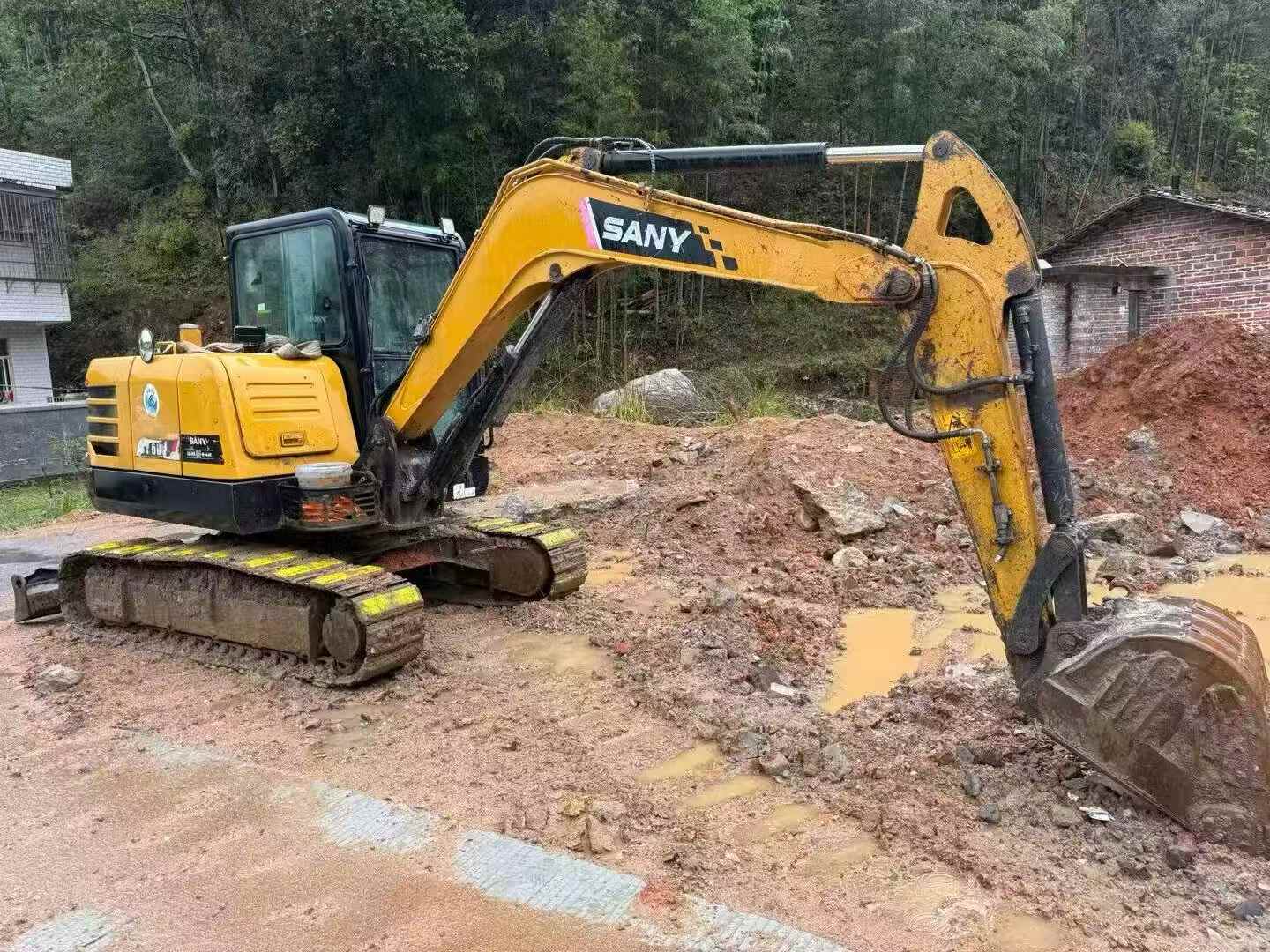 Buy Sany SY55 Used Excavator / 2
