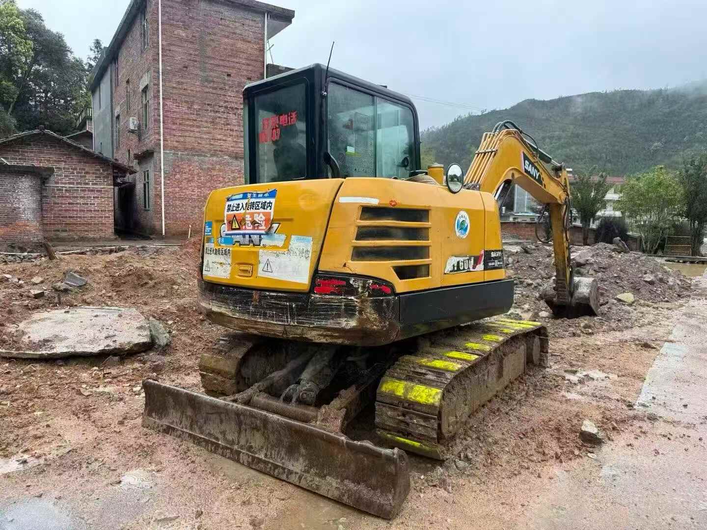 Buy Sany SY55 Used Excavator / 3