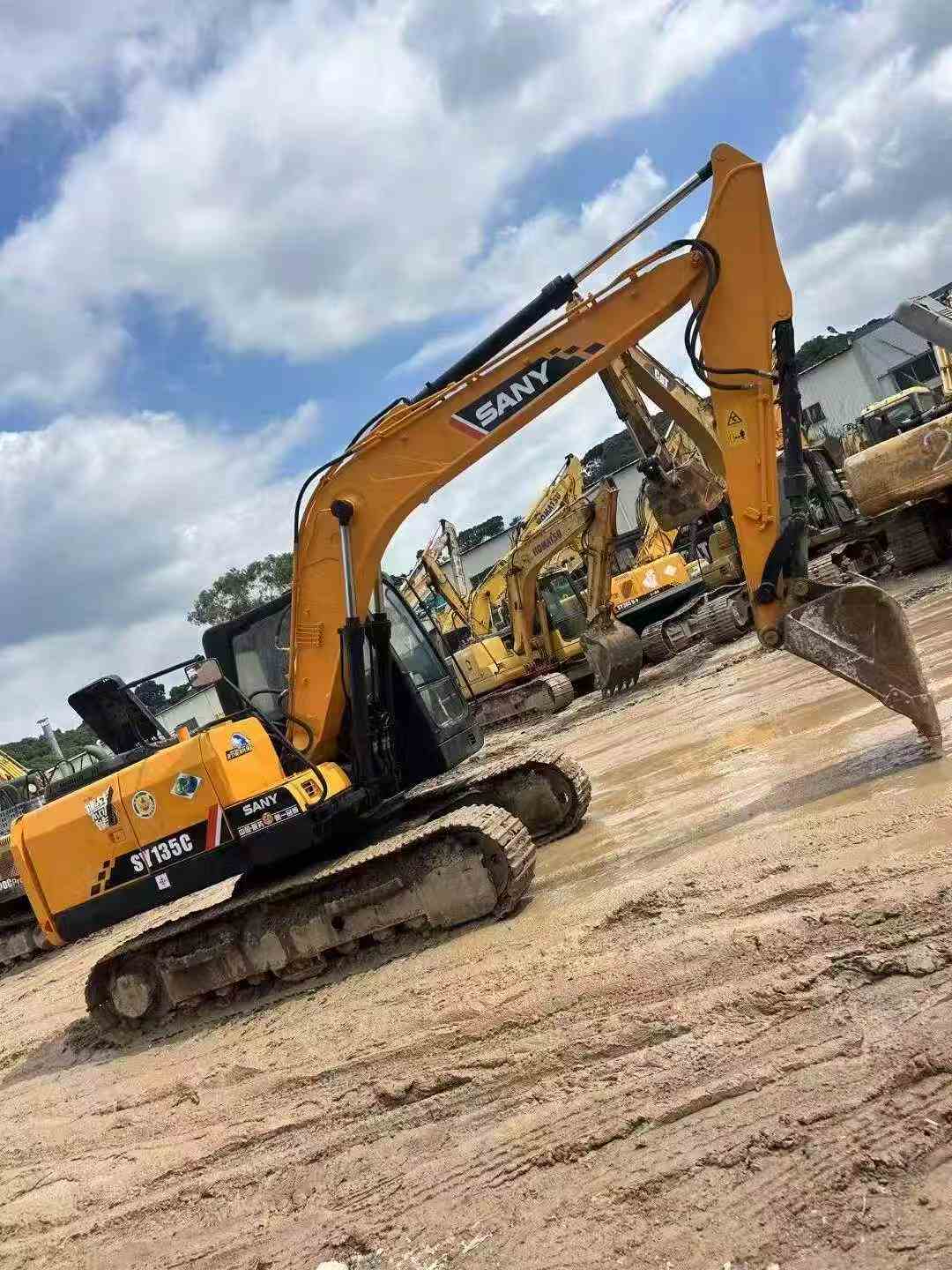 Buy Sany SY135 Used Excavator / 4
