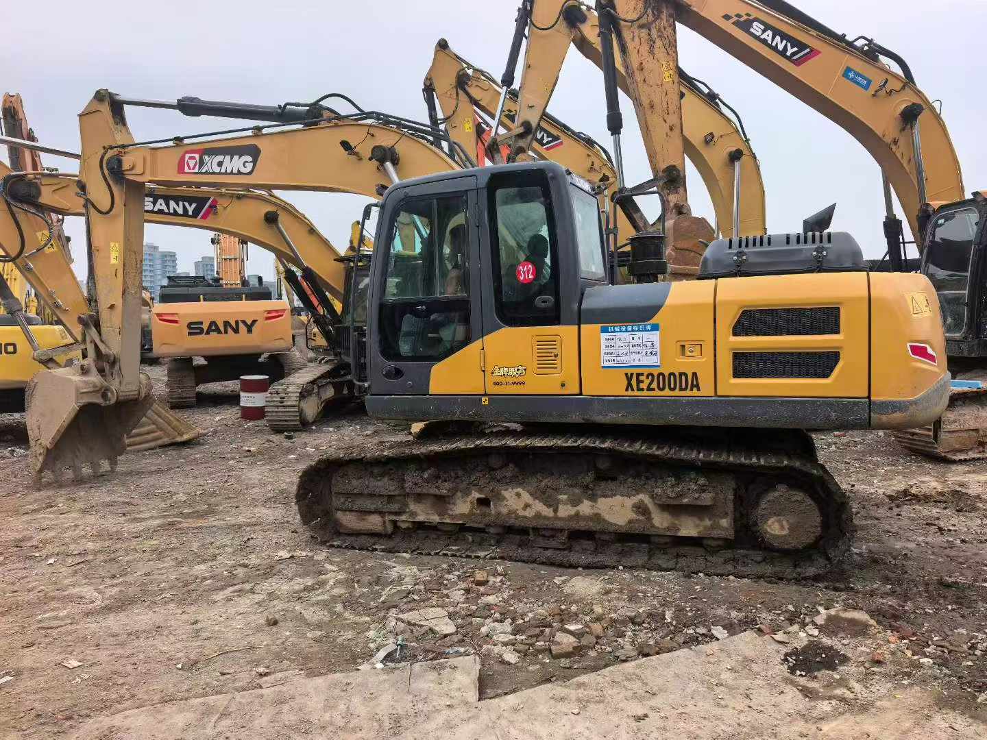 Buy XCMG XE200 Used Excavator / 6