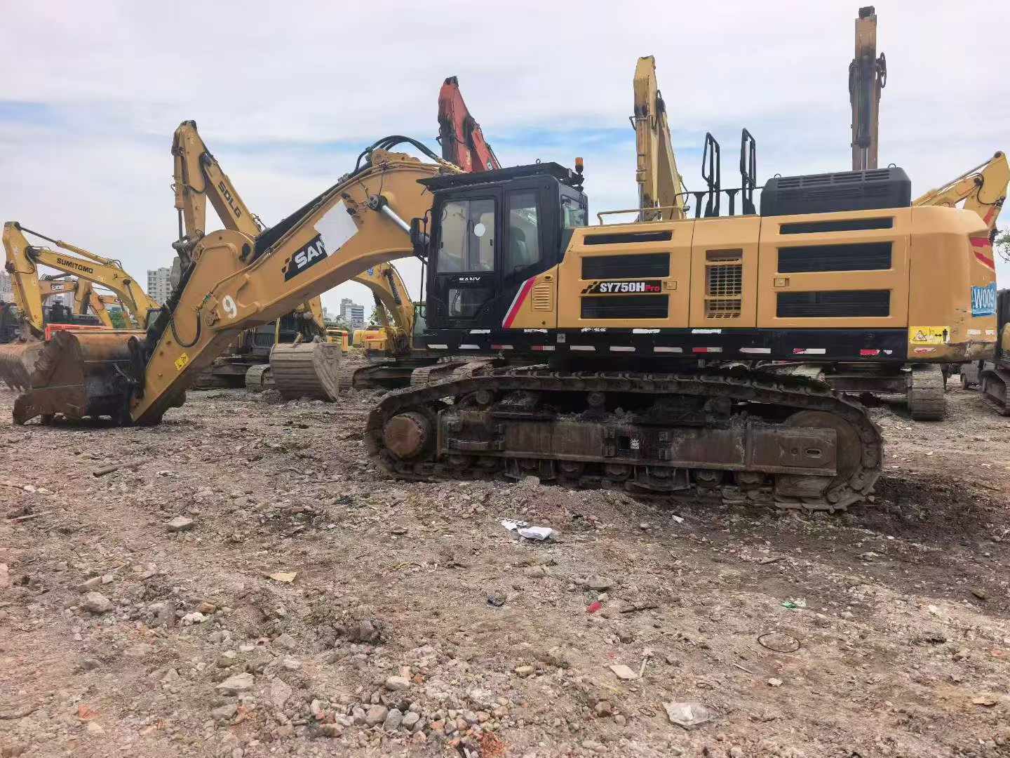 Buy Sany SY750H Used Excavator / 4