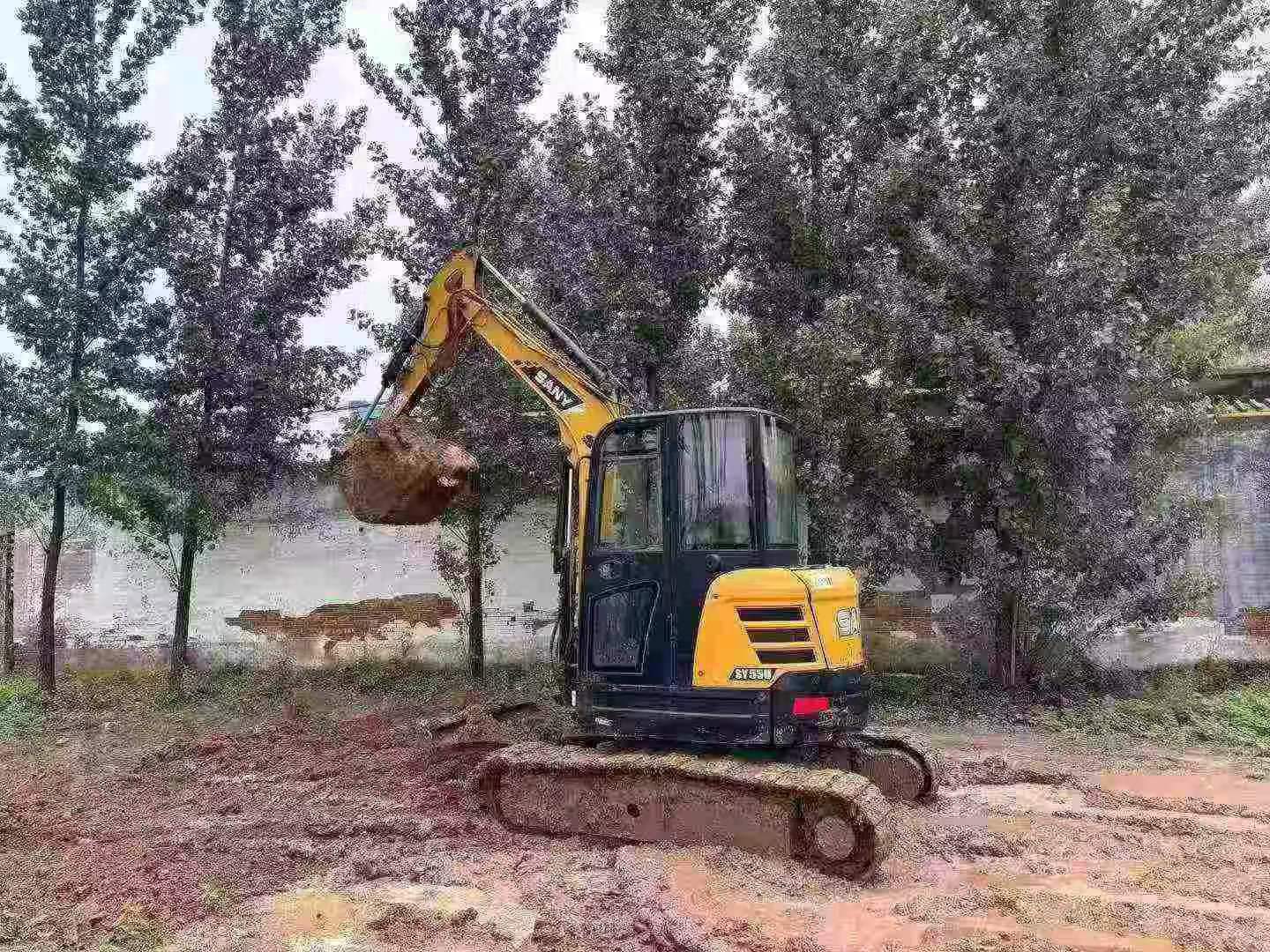 Buy Sany SY55U Used Excavator / 8