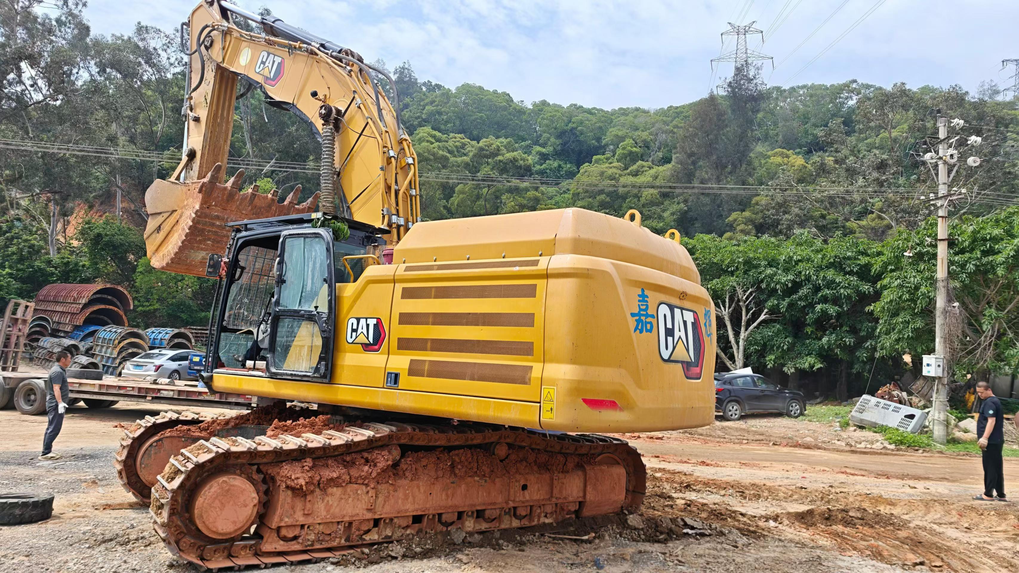 Buy Caterpillar CAT355 Used Excavator / 4