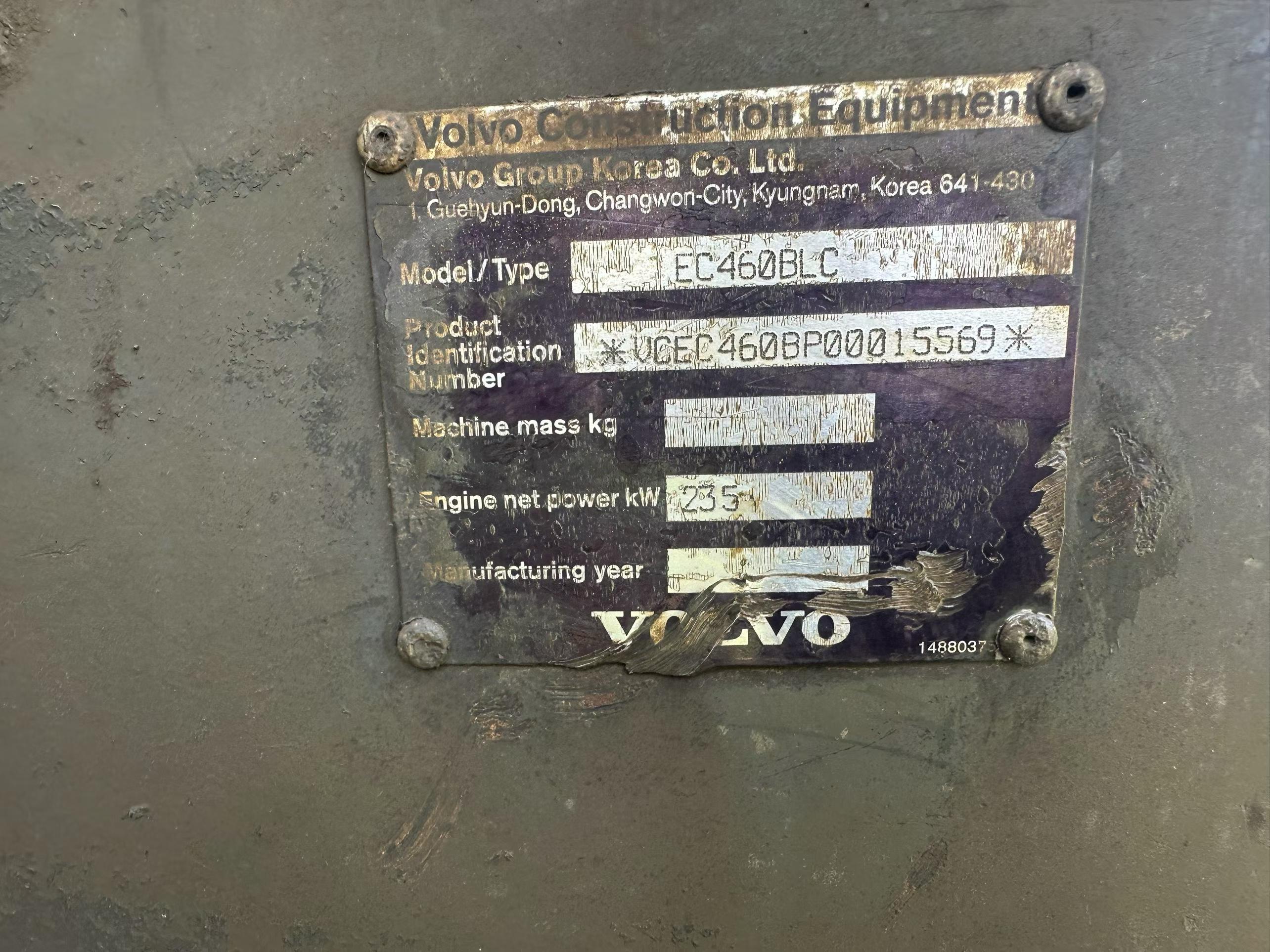 Buy Volvo EC460 Used Excavator / 6