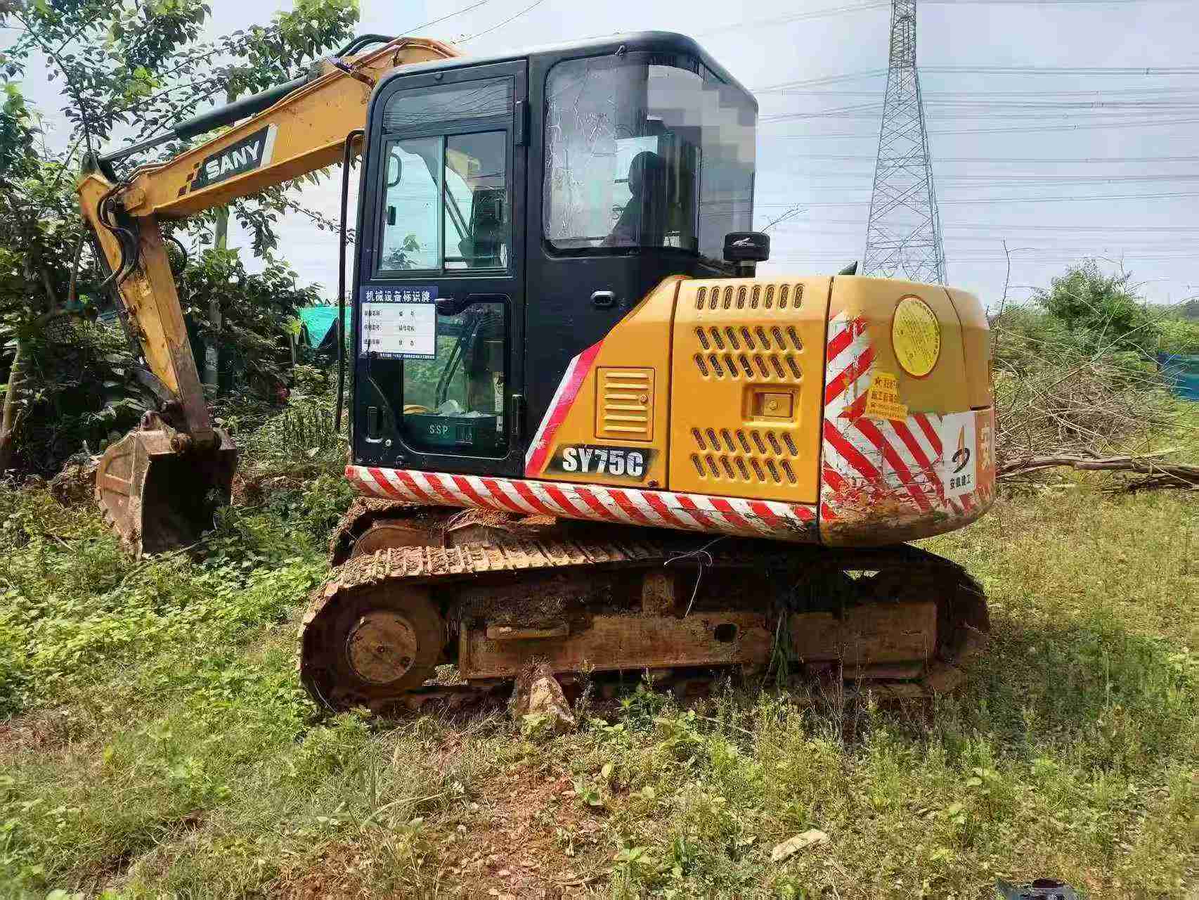 Buy Sany SY75 Used Excavator / 4
