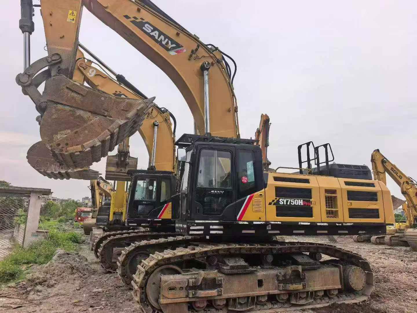 Buy Sany SY750H Used Excavator / 8