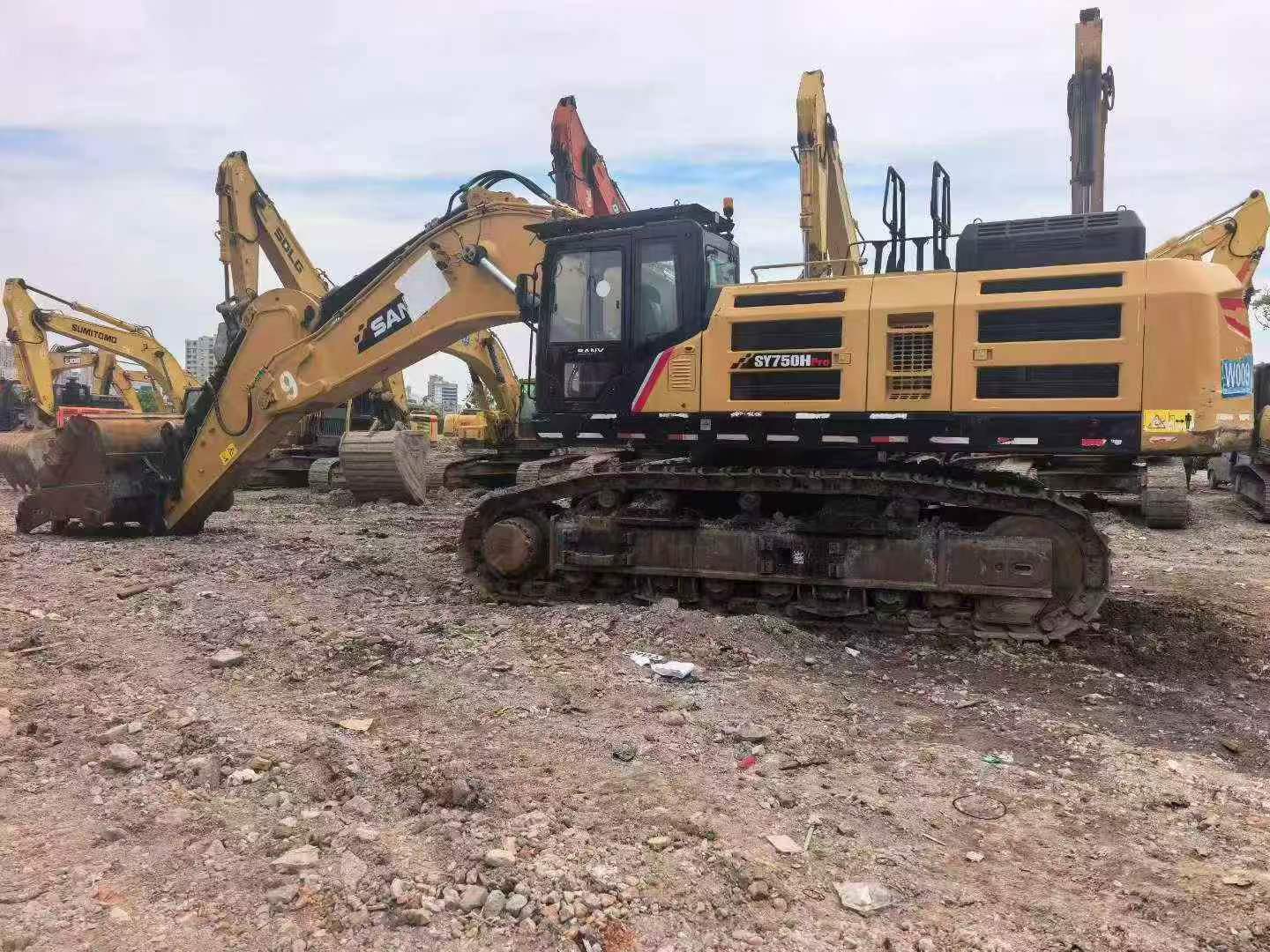 Buy Sany SY750H Used Excavator / 3