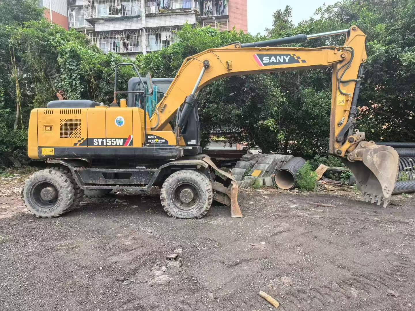 شراء Sany SY155C مستعمل حفارة