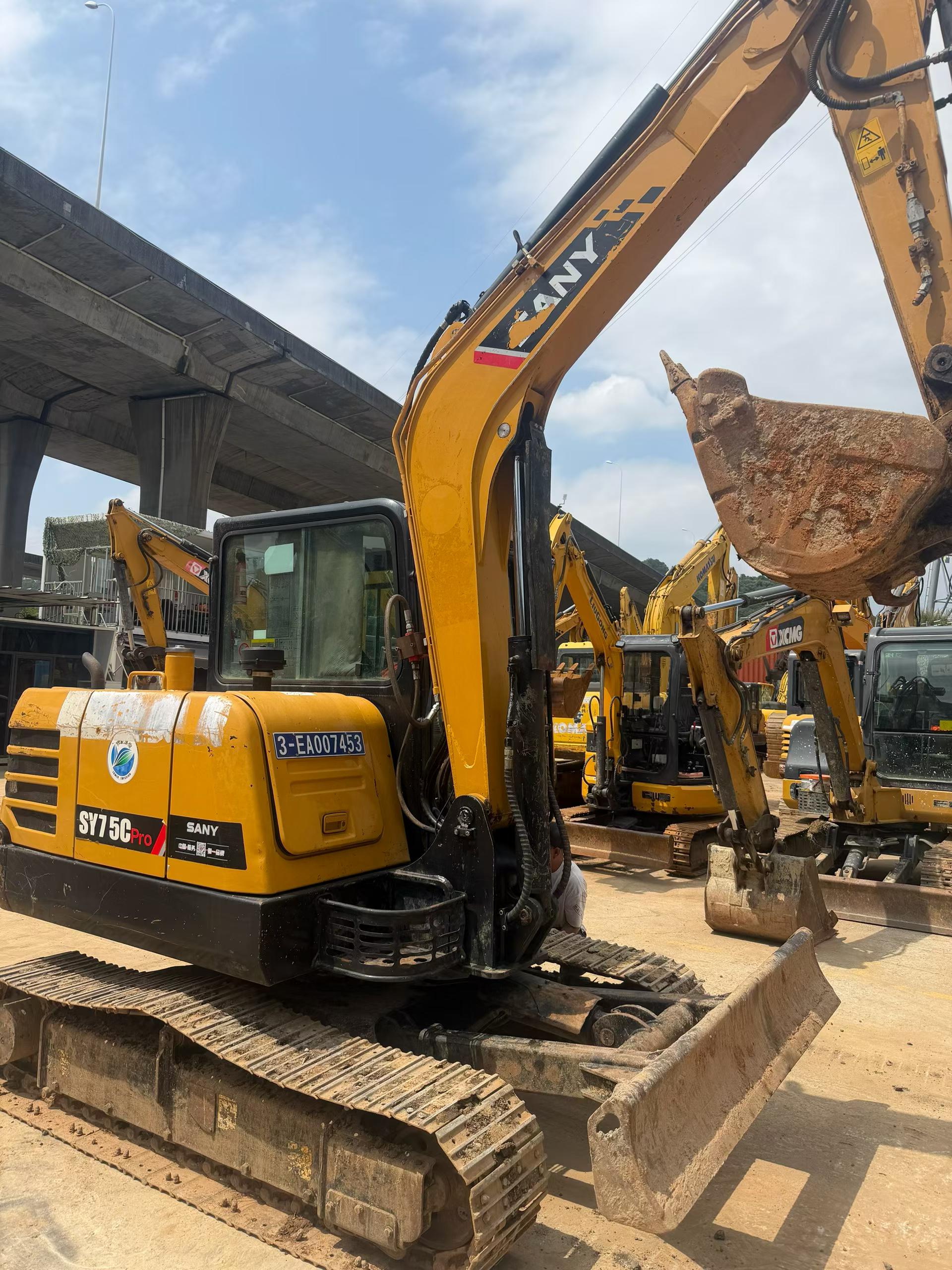 Buy Sany SY55 Used Excavator / 3