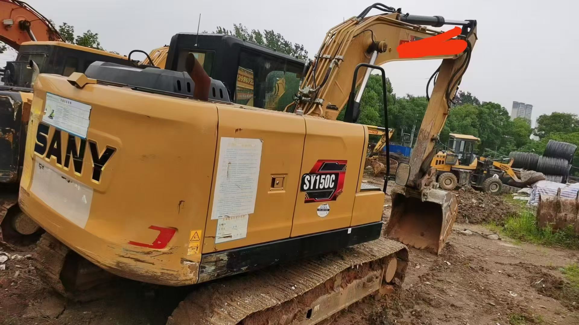 Buy Sany SY135 Used Excavator / 8