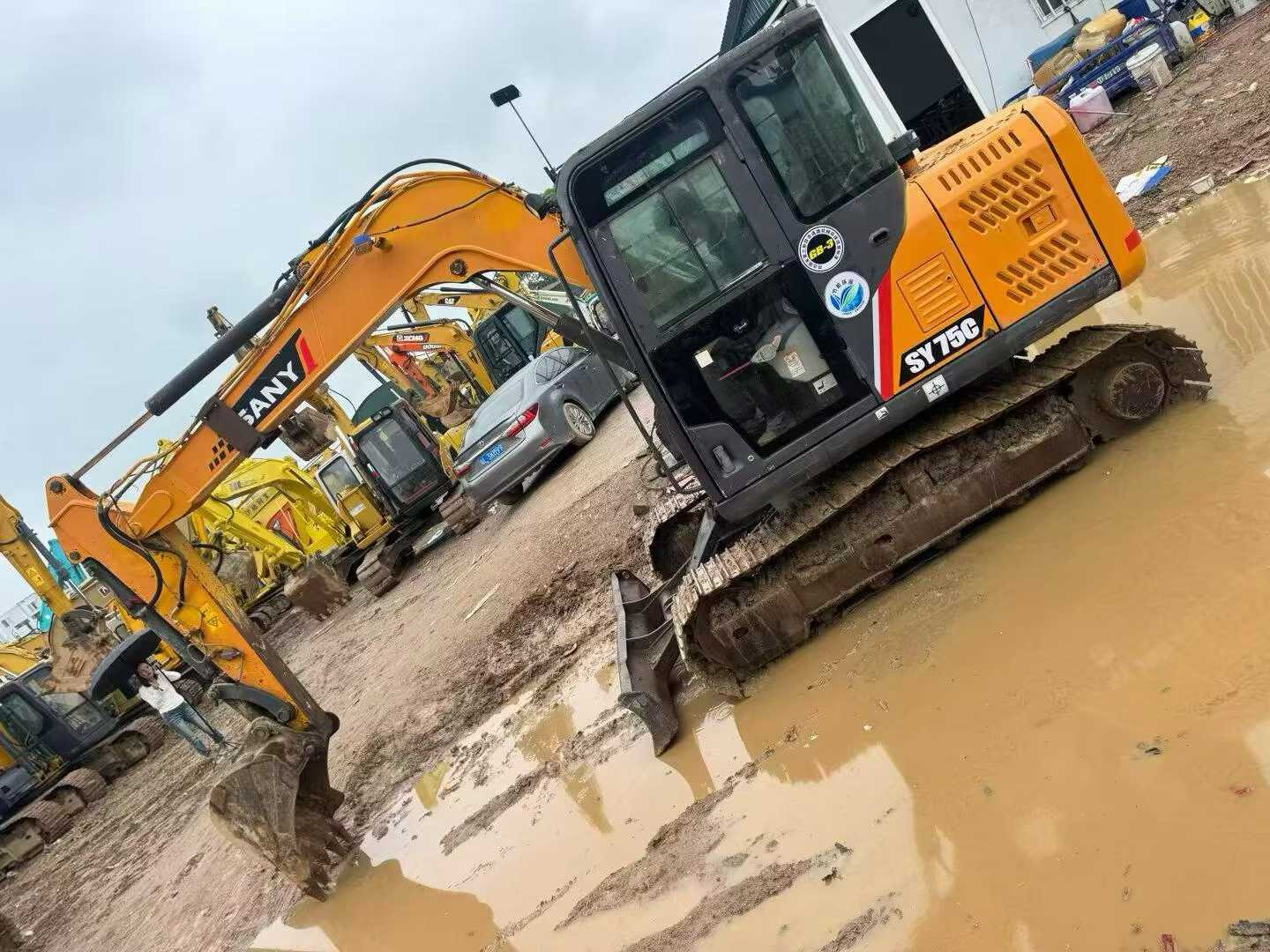 Buy Sany SY75 Used Excavator / 5