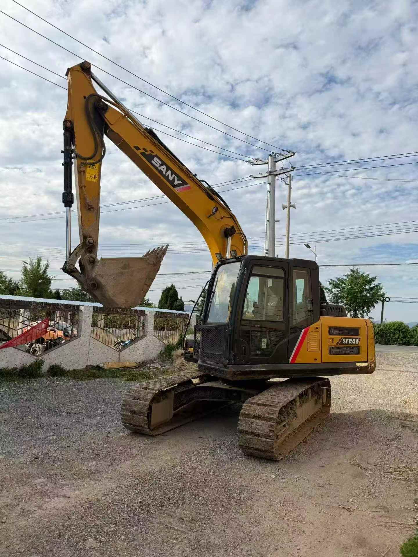 شراء Sany SY155C مستعمل حفارة