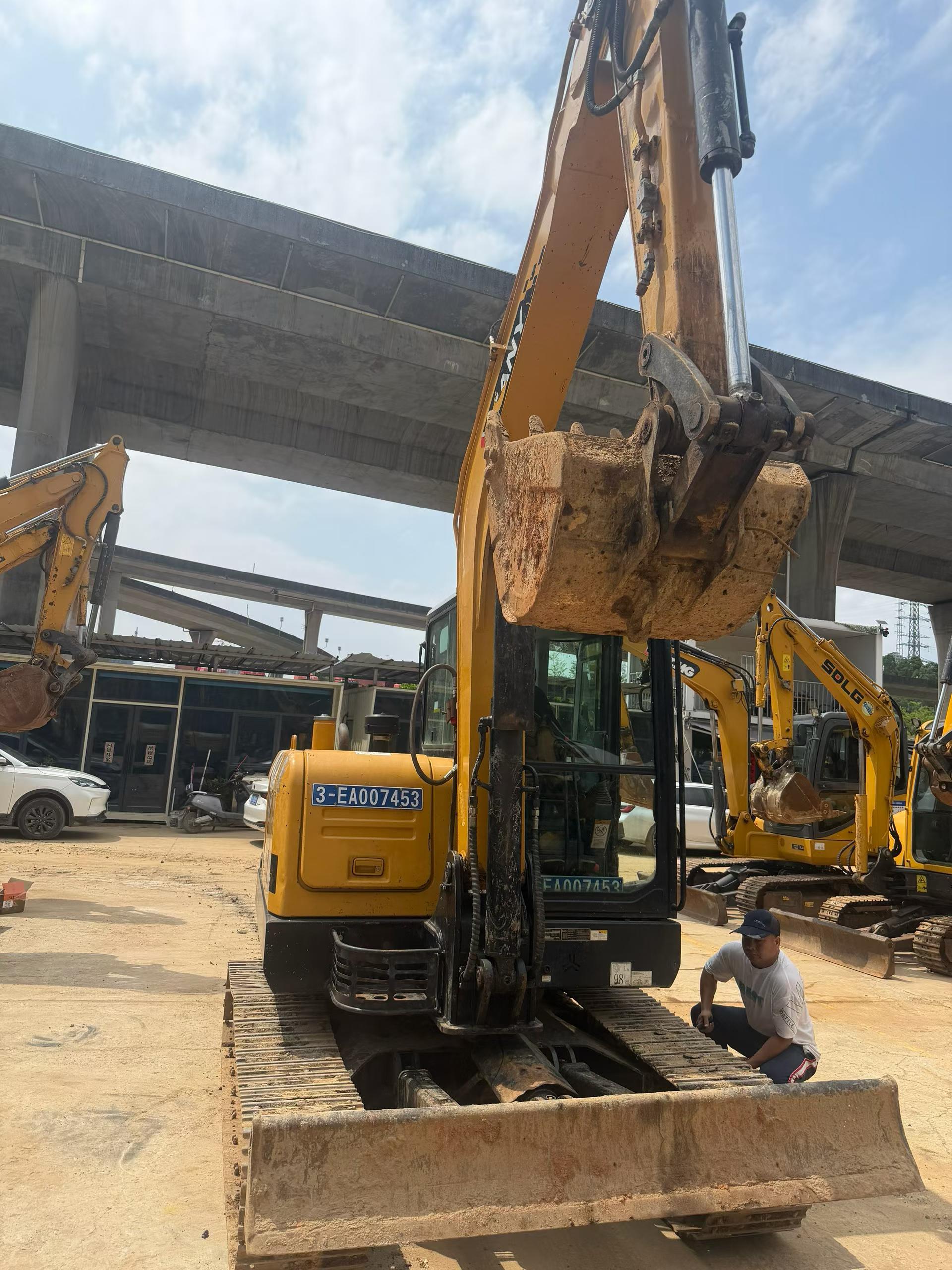 Buy Sany SY55 Used Excavator / 4
