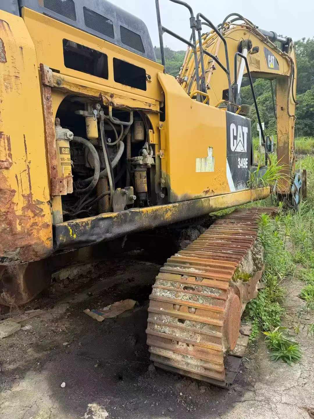 Buy Caterpillar 349E Used Excavator / 4