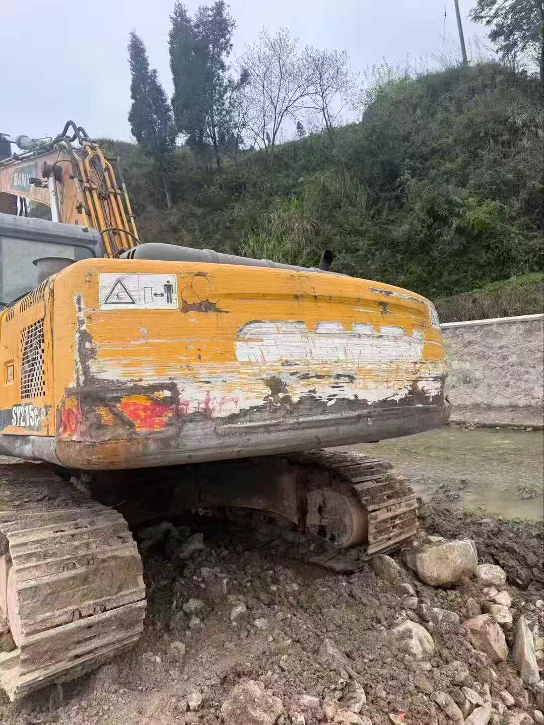 Buy Sany SY215C-8 Used Excavator / 3