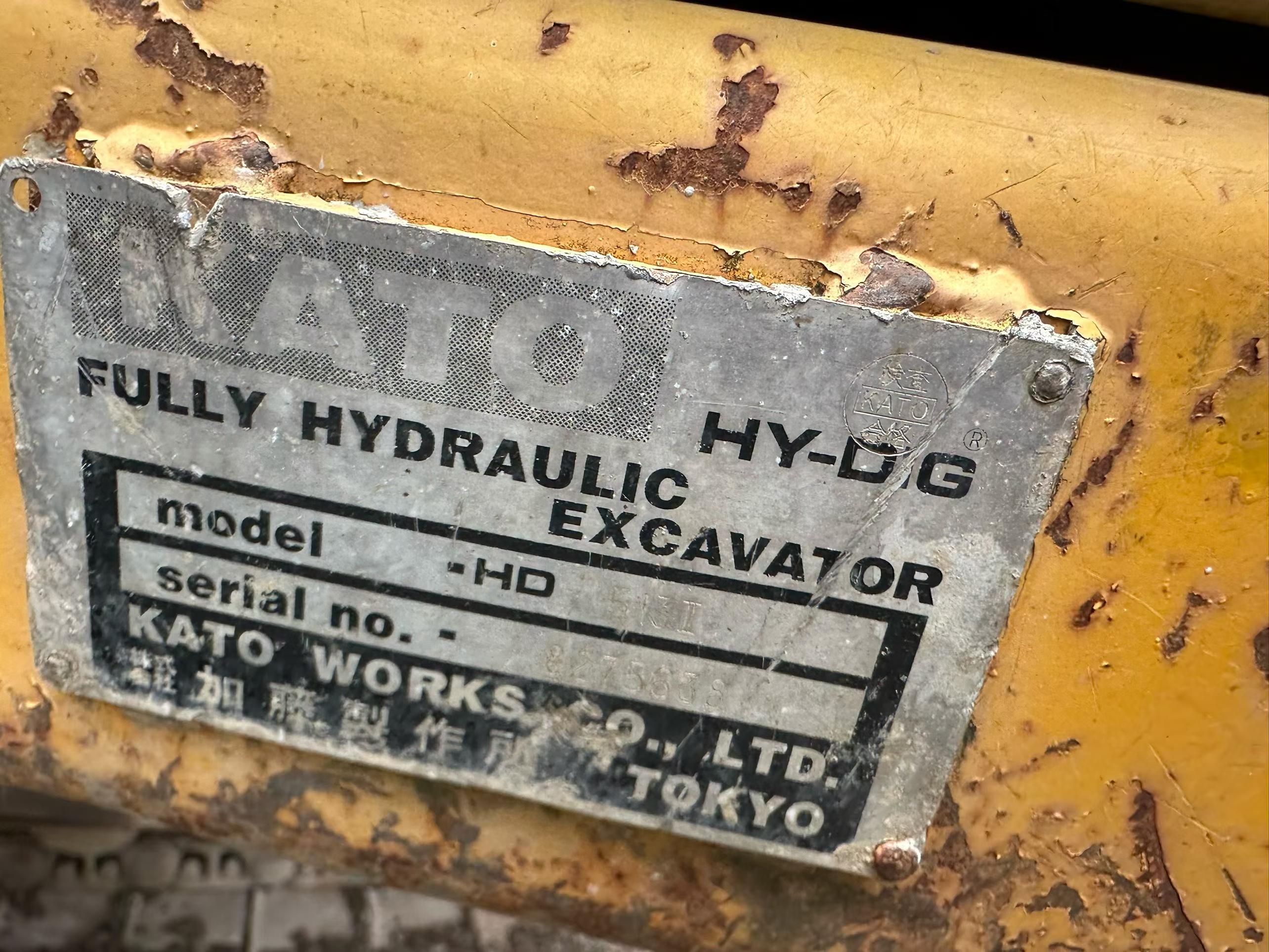 Buy Kato HD513MR-6 Used Excavator / 9