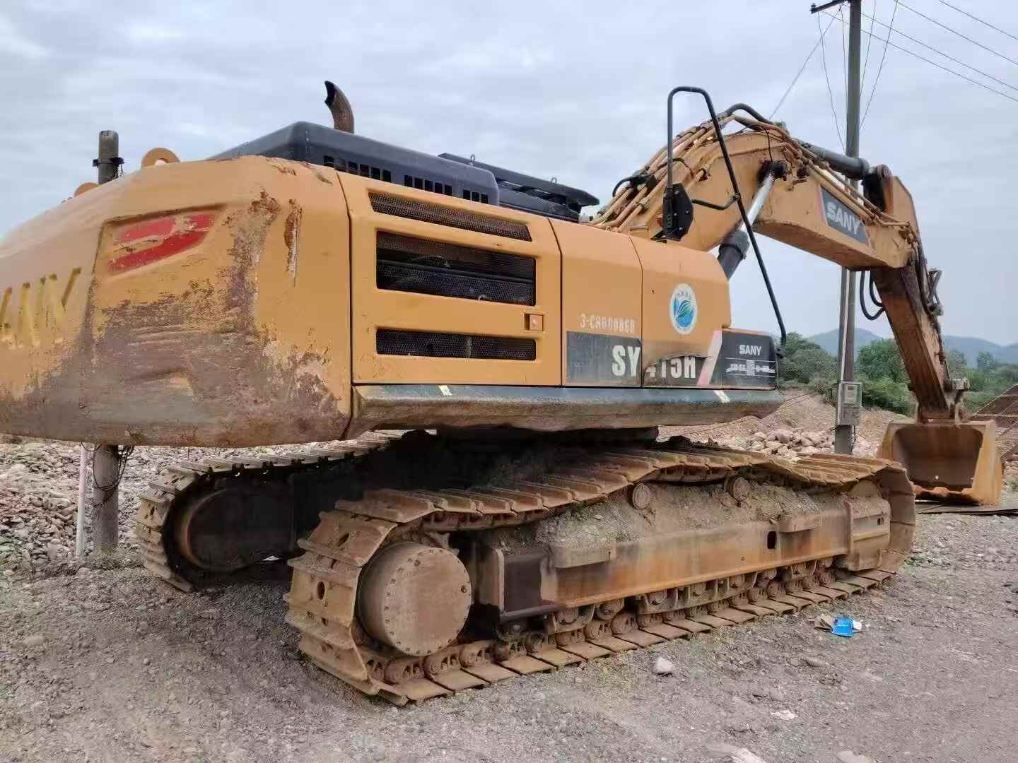 Buy Sany SY375H Used Excavator / 4