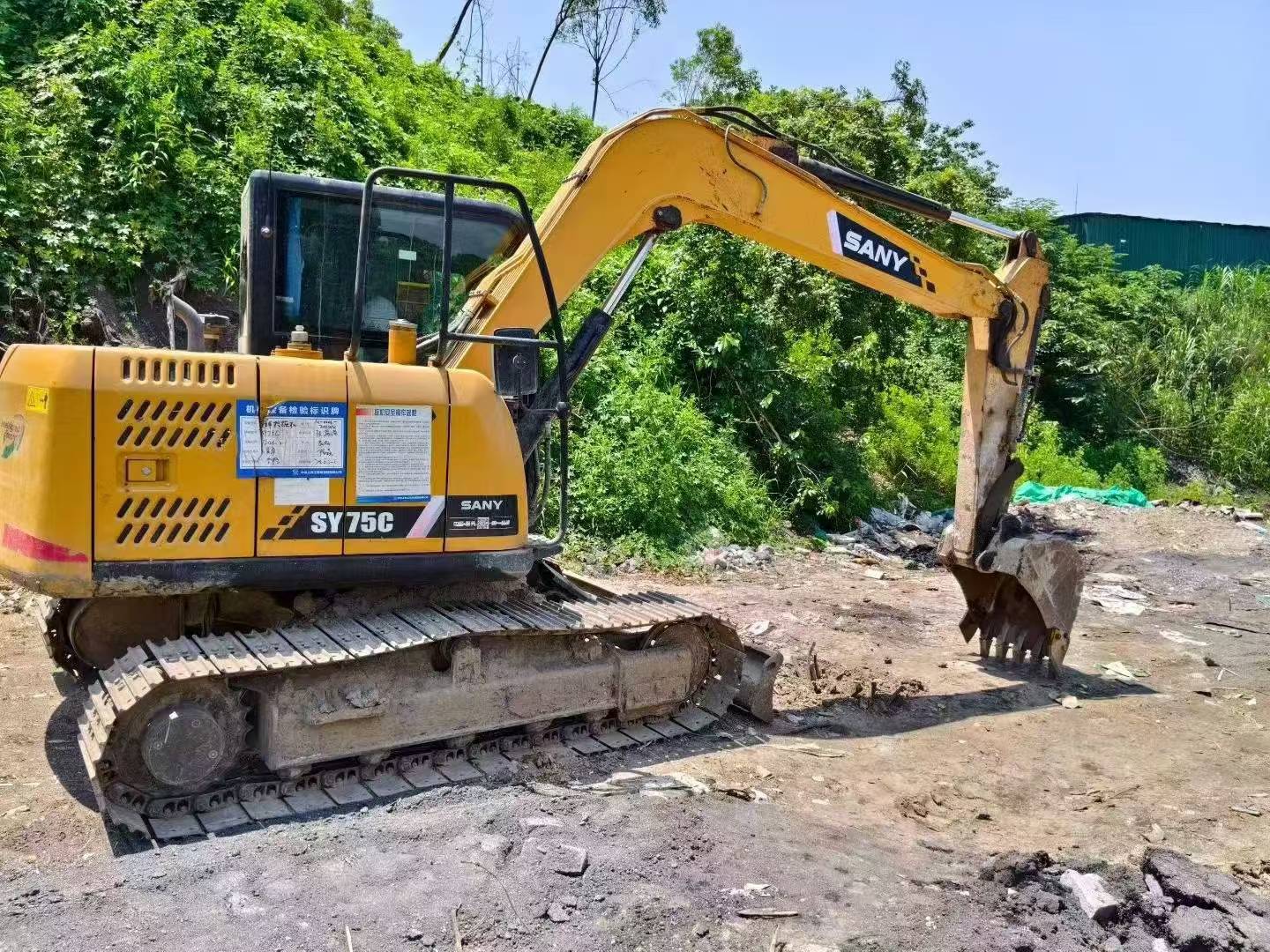 Buy Sany SY75 Used Excavator / 3