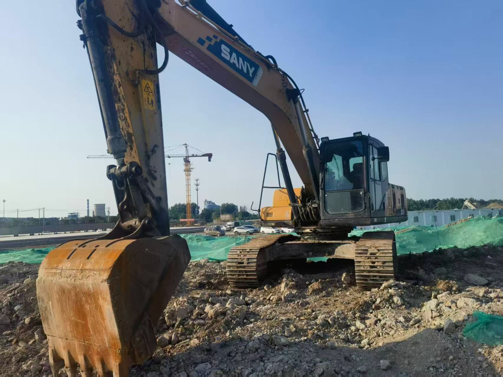 Buy Sany SY215C-8 Used Excavator / 4