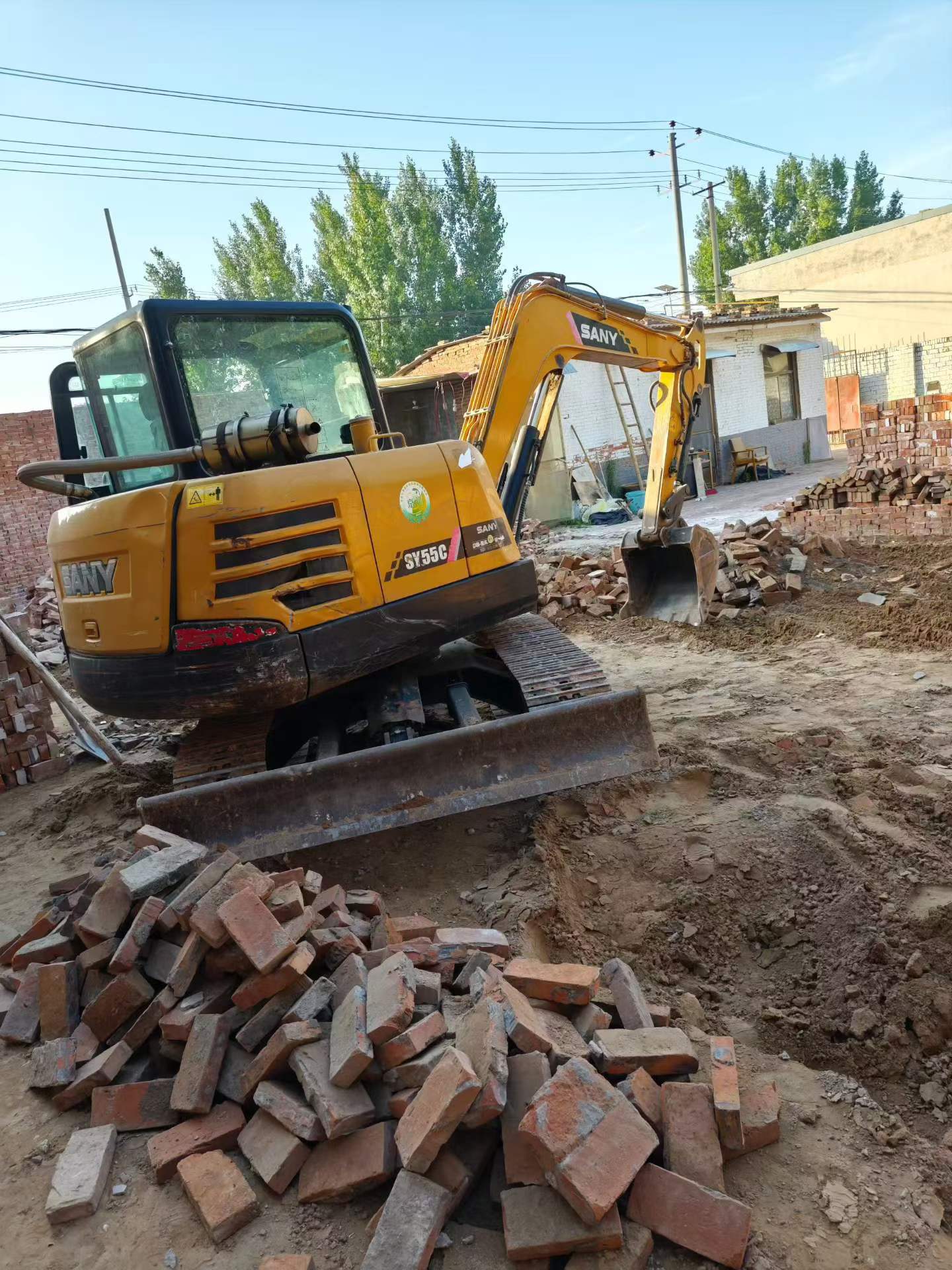 Buy Sany SY55 Used Excavator / 2