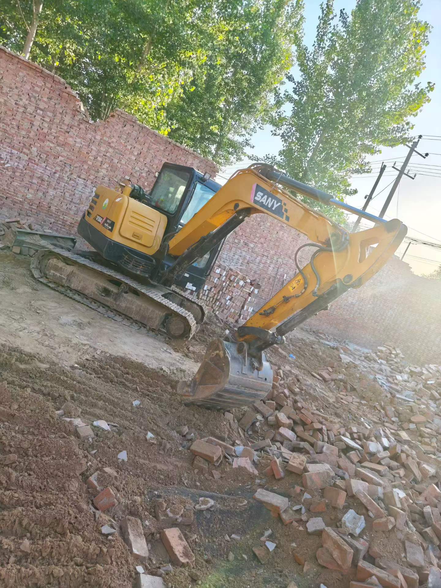 Buy Sany SY55 Used Excavator / 3