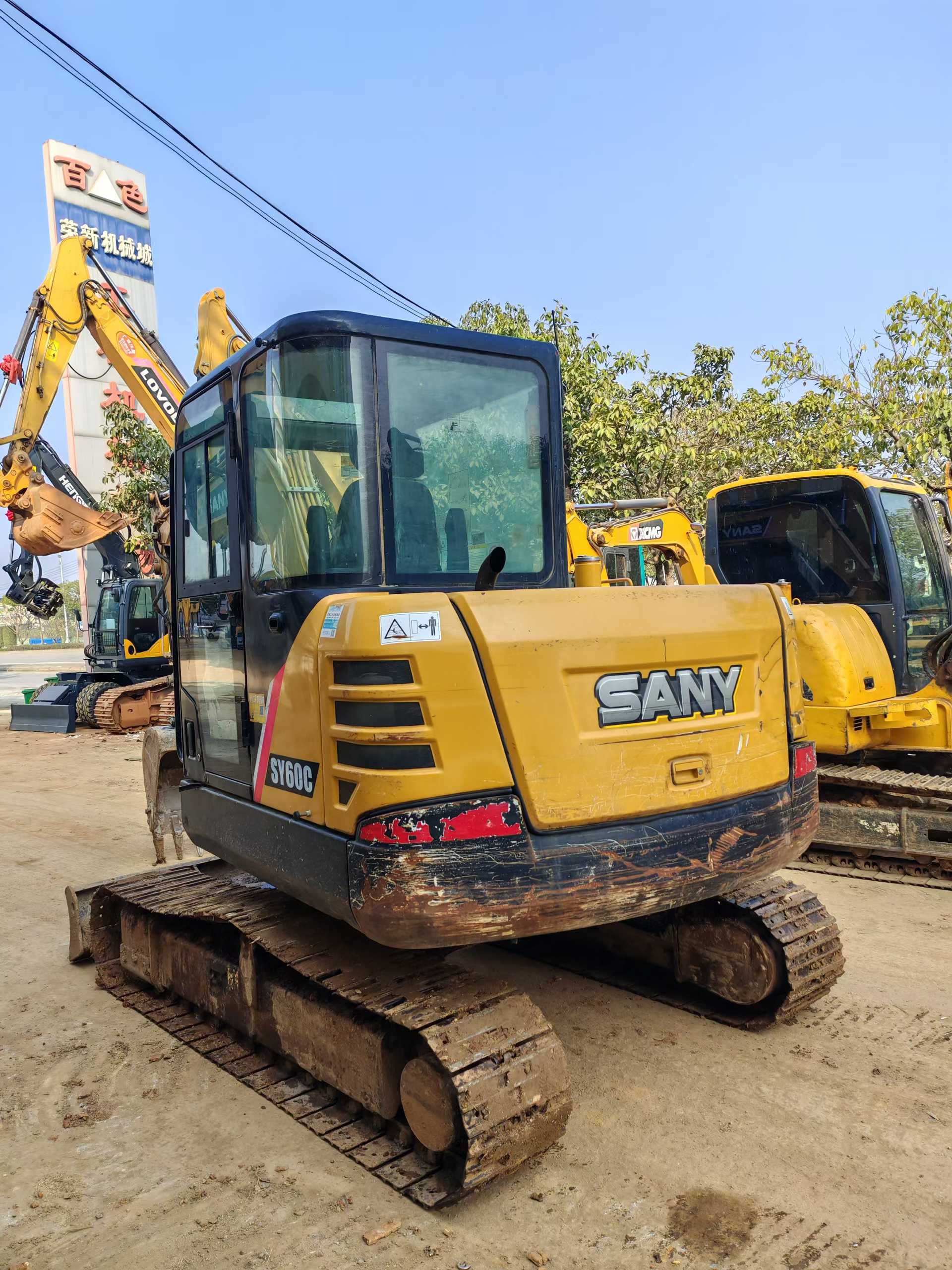 Buy Sany SY60 Used Excavator / 4