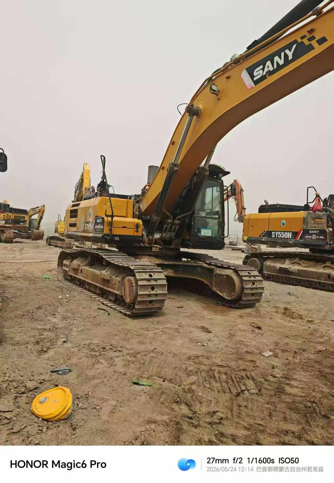 Buy Sany SY375H Used Excavator / 3