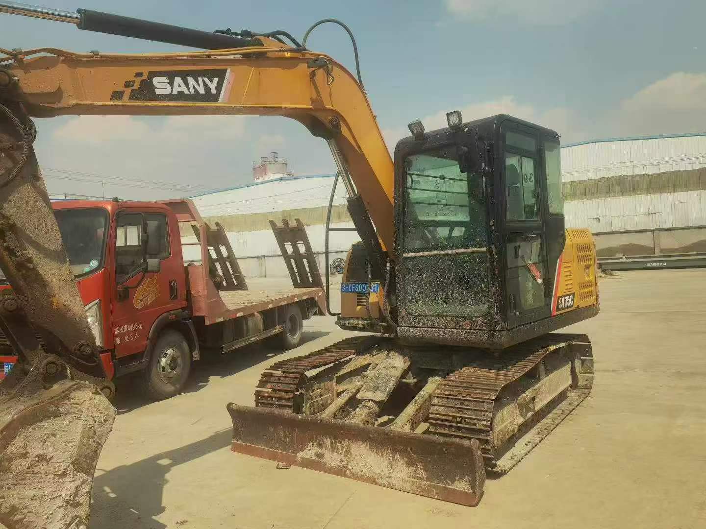 Buy Sany SY75 Used Excavator / 3