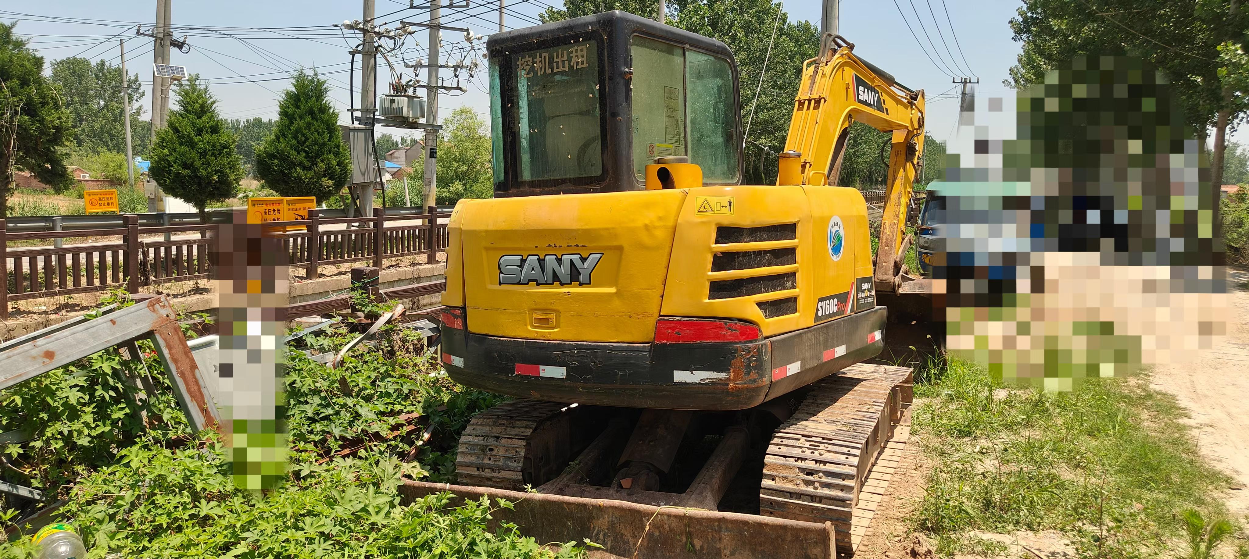 Buy Sany SY60 Used Excavator / 5