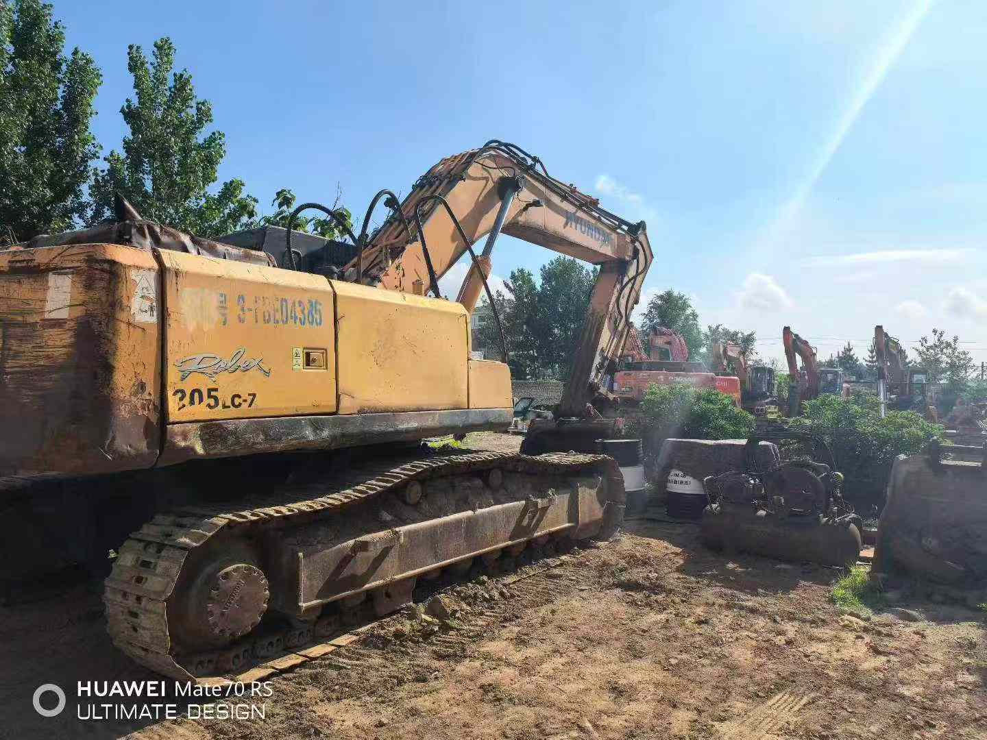 Buy Hyundai R305LC-7 Used Excavator / 8