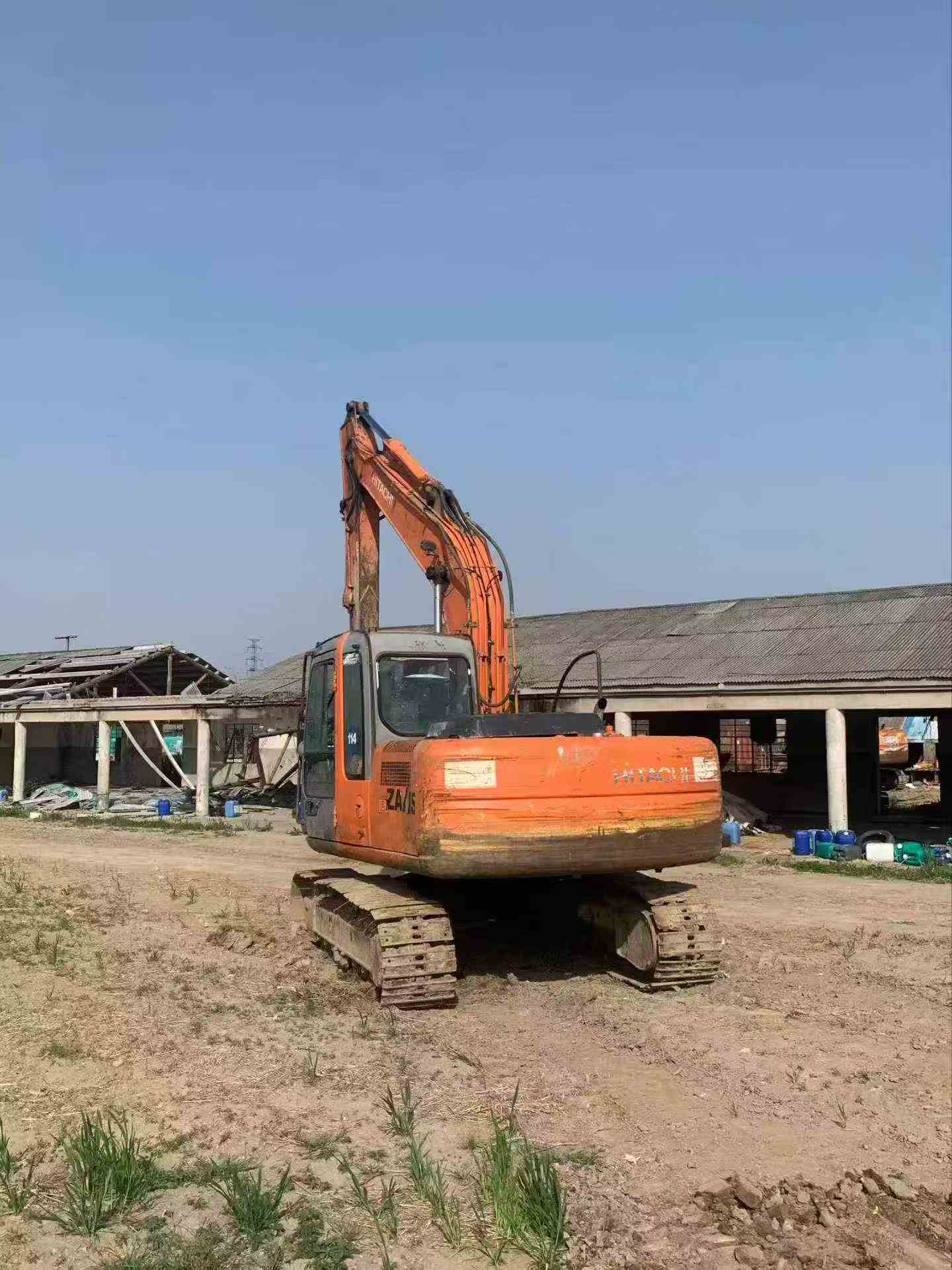 Acheter Hitachi EX120 D'occasion Pelle