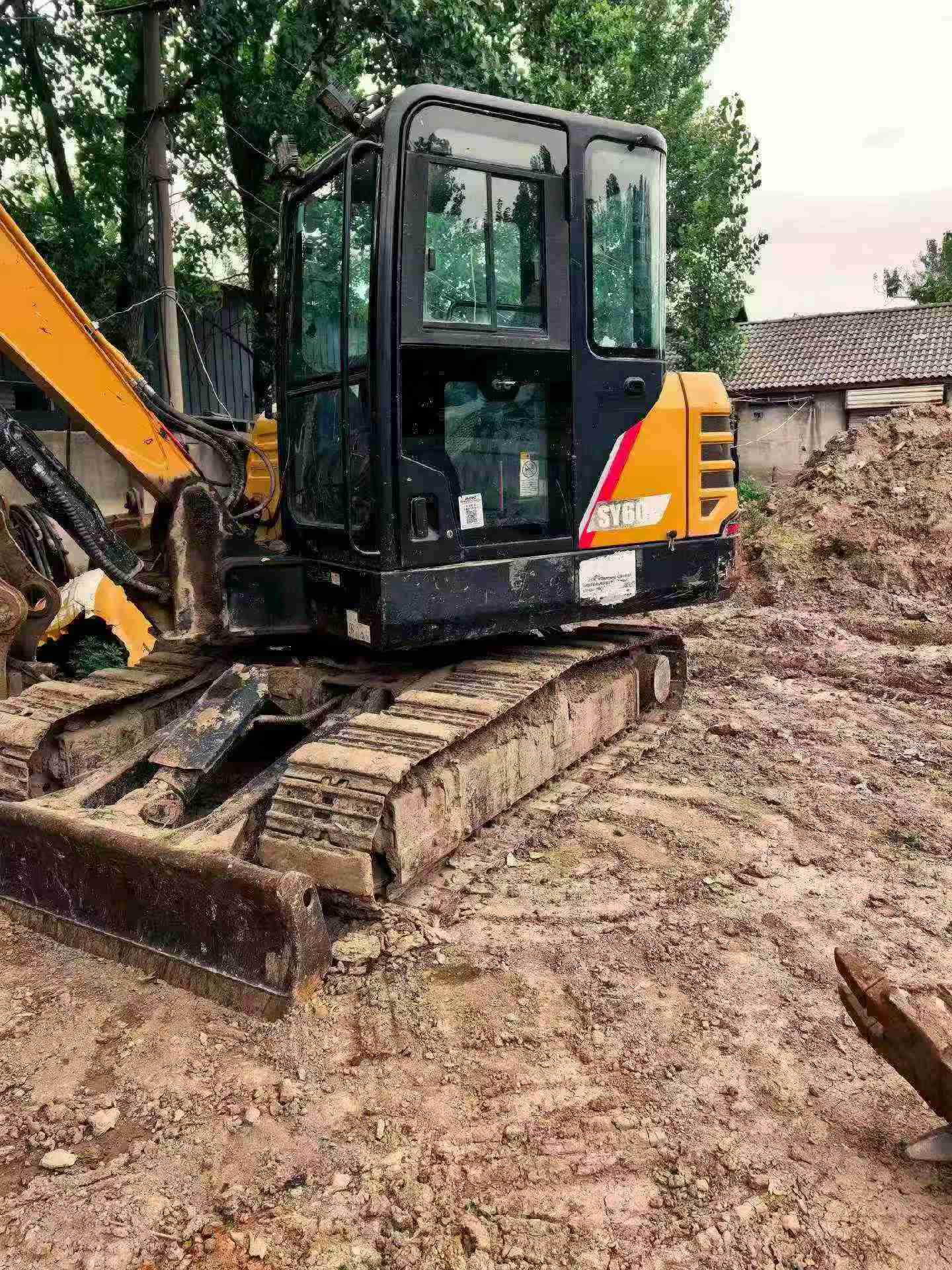 Buy Sany SY60 Used Excavator / 8