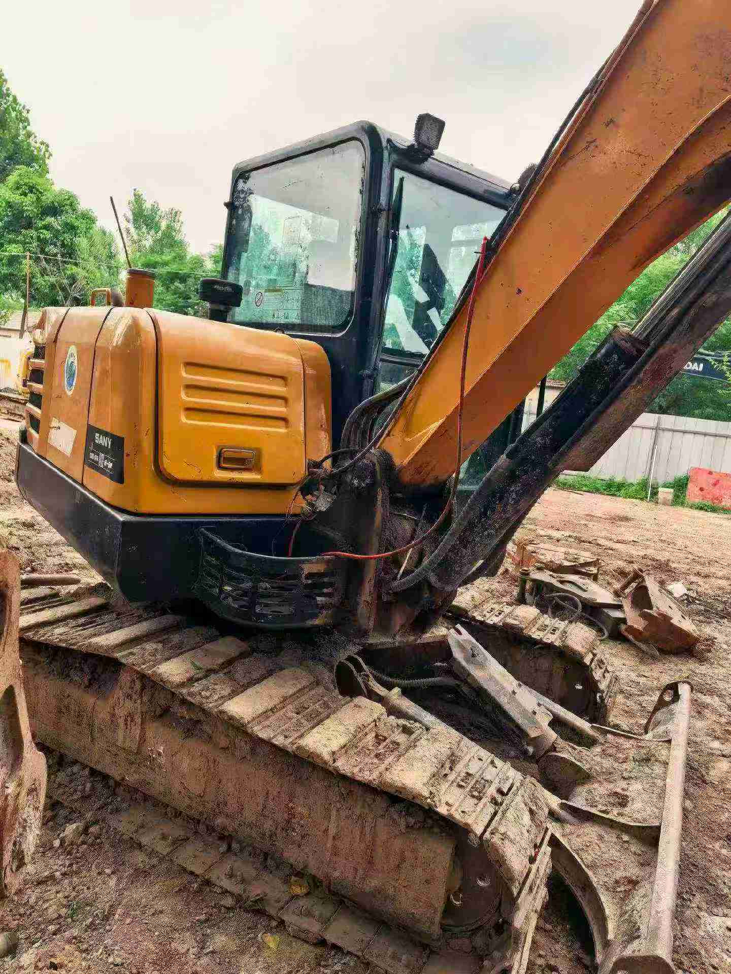 Buy Sany SY60 Used Excavator / 6