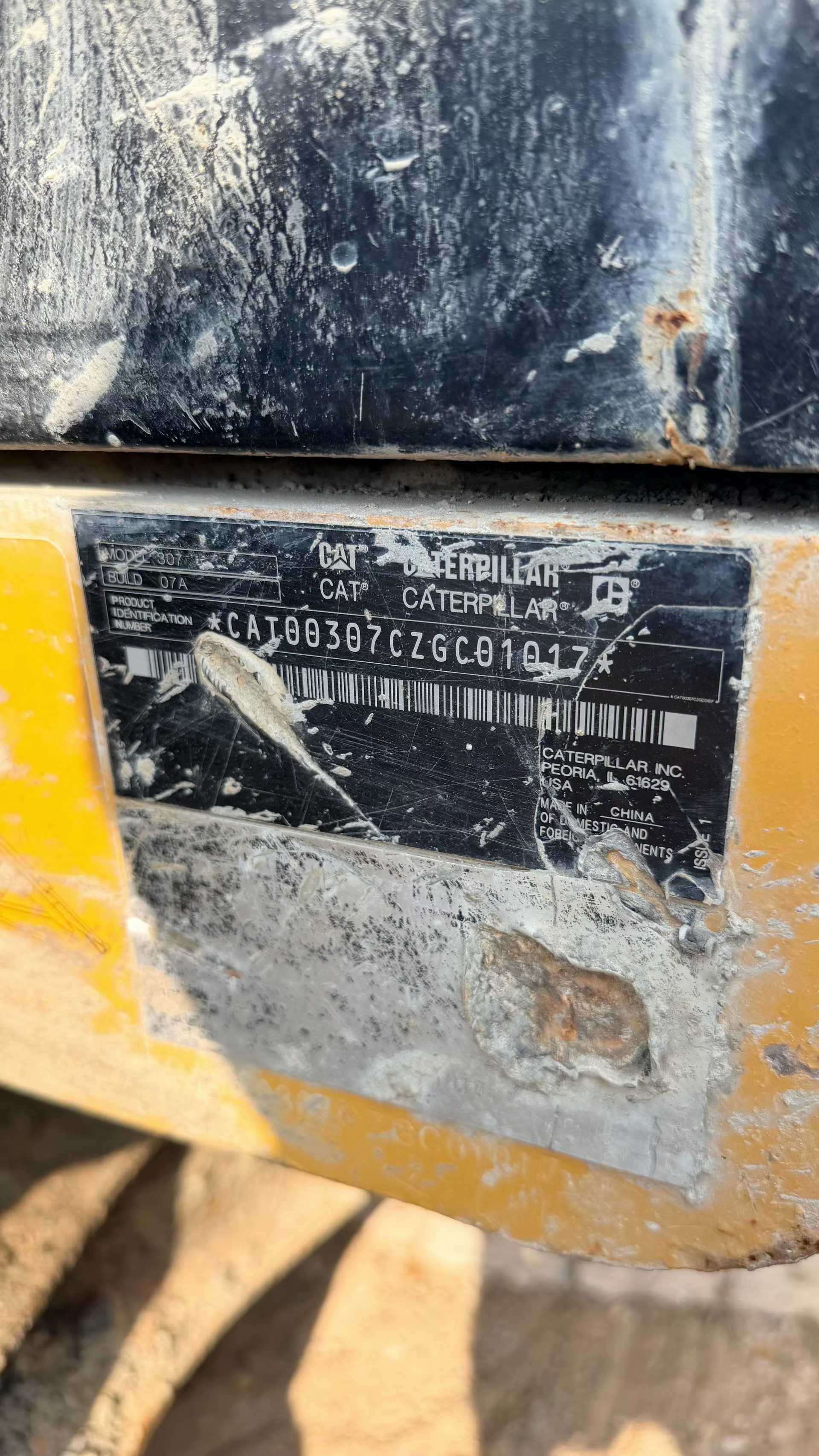 Buy Caterpillar 307B Used Excavator / 4