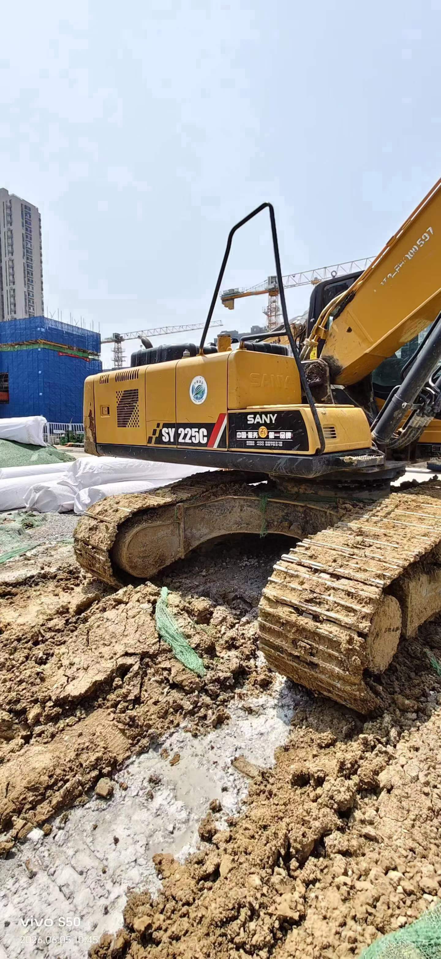 Buy Sany SY195C Used Excavator / 4