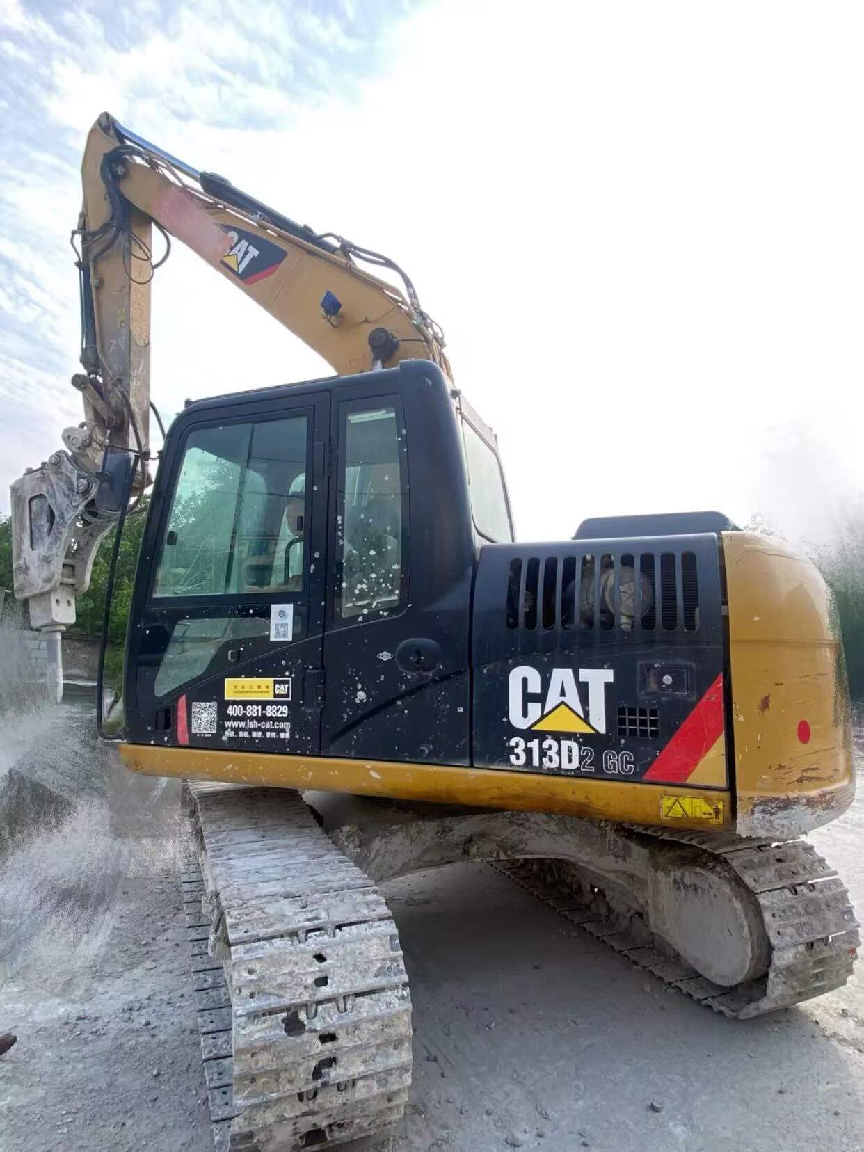 Buy Caterpillar 313D Used Excavator / 8