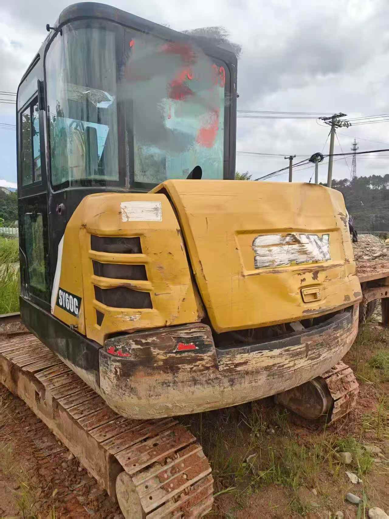 Buy Sany SY60 Used Excavator / 7