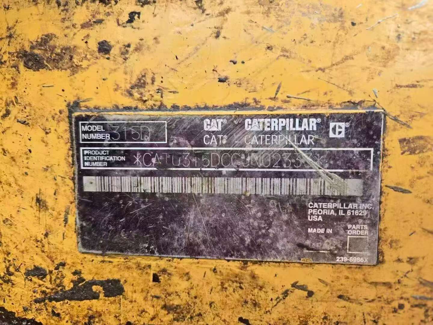 Buy Caterpillar M315D Used Excavator / 7