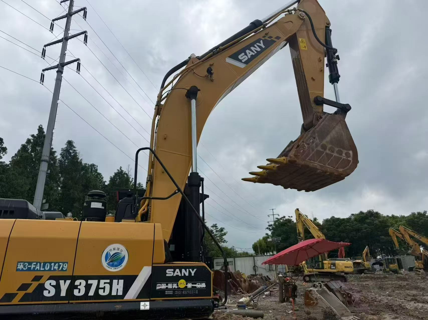 Buy Sany SY375H Used Excavator / 3