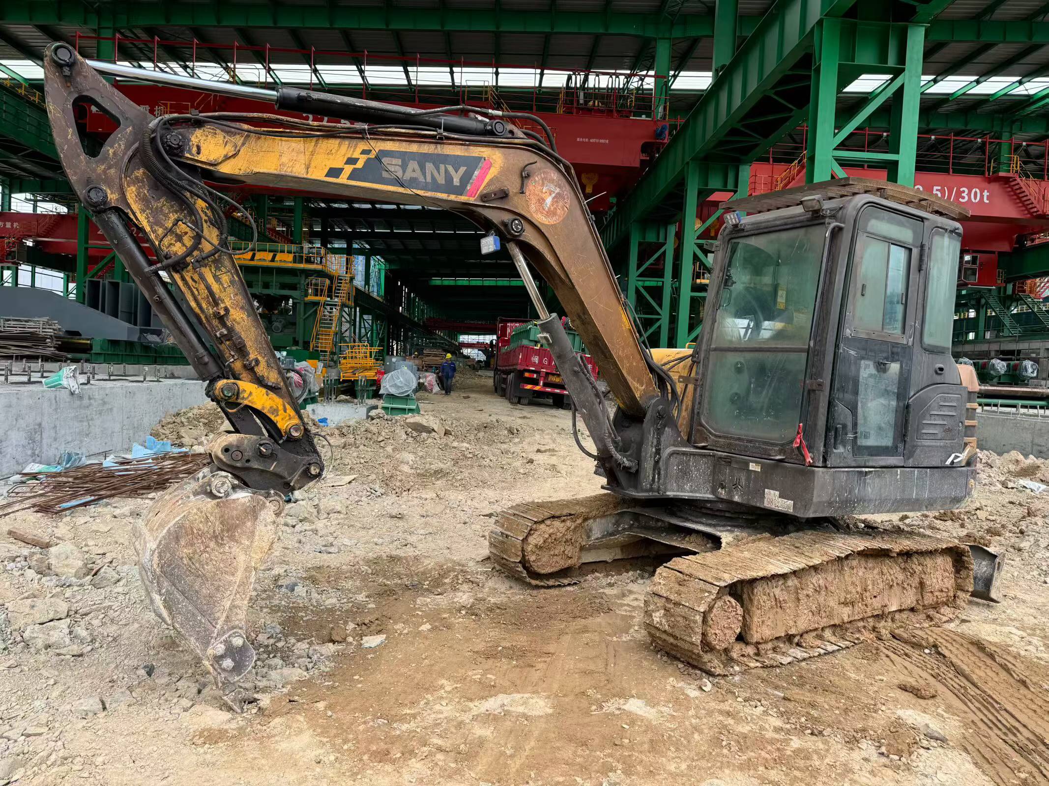 Buy Sany SY60 Used Excavator / 7