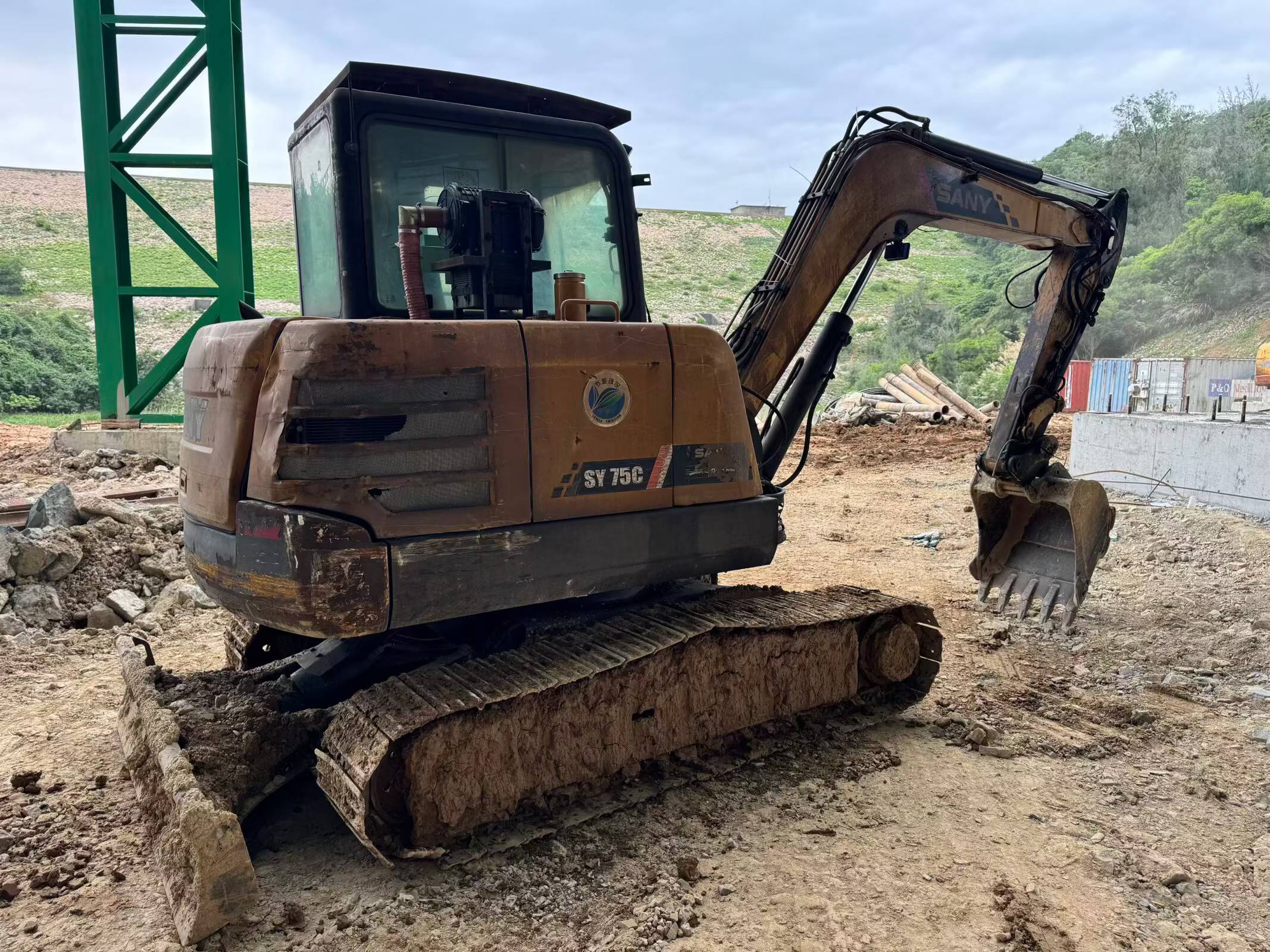 Buy Sany SY60 Used Excavator / 5
