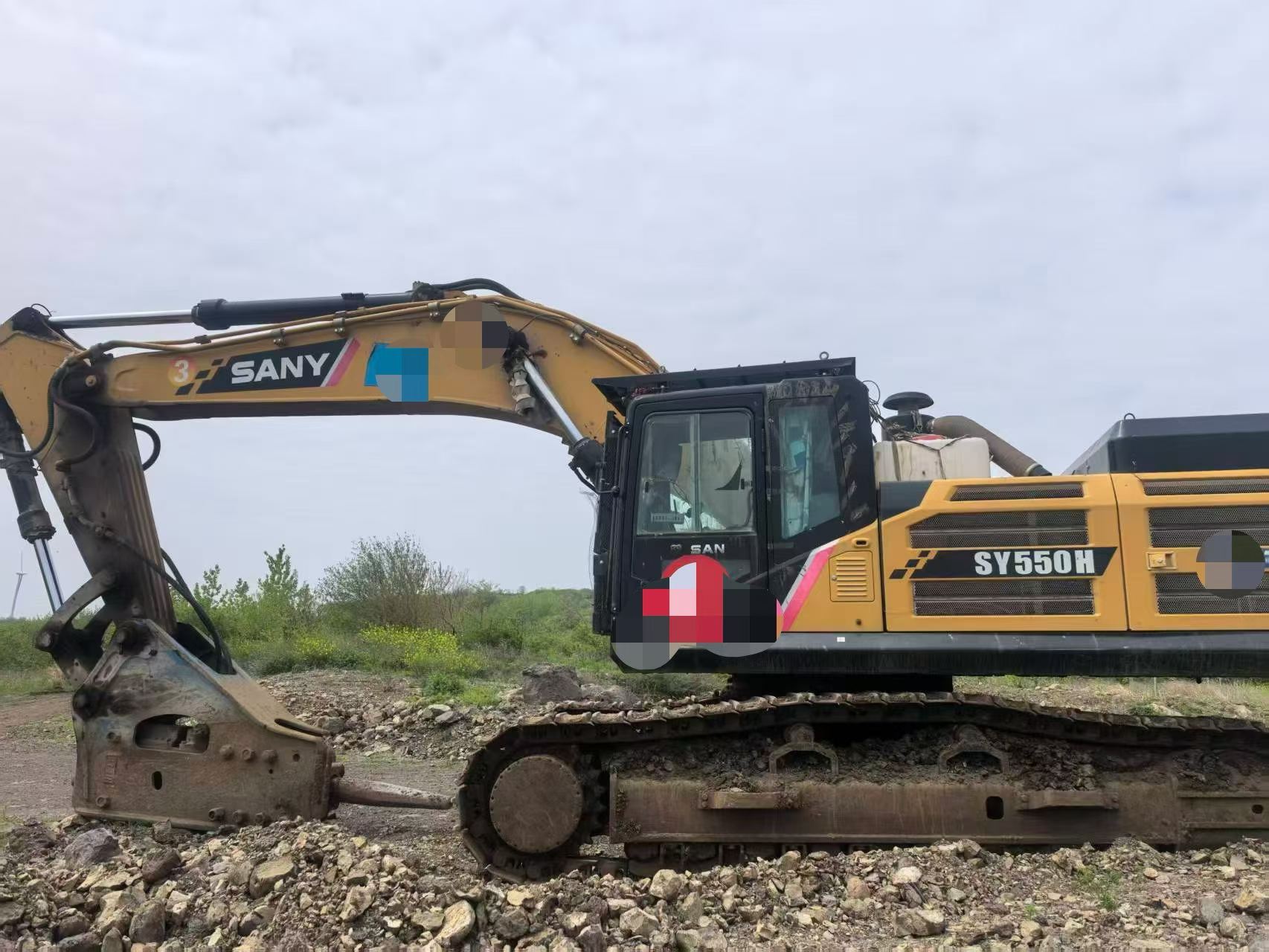 Buy Sany SY550H Used Excavator / 8