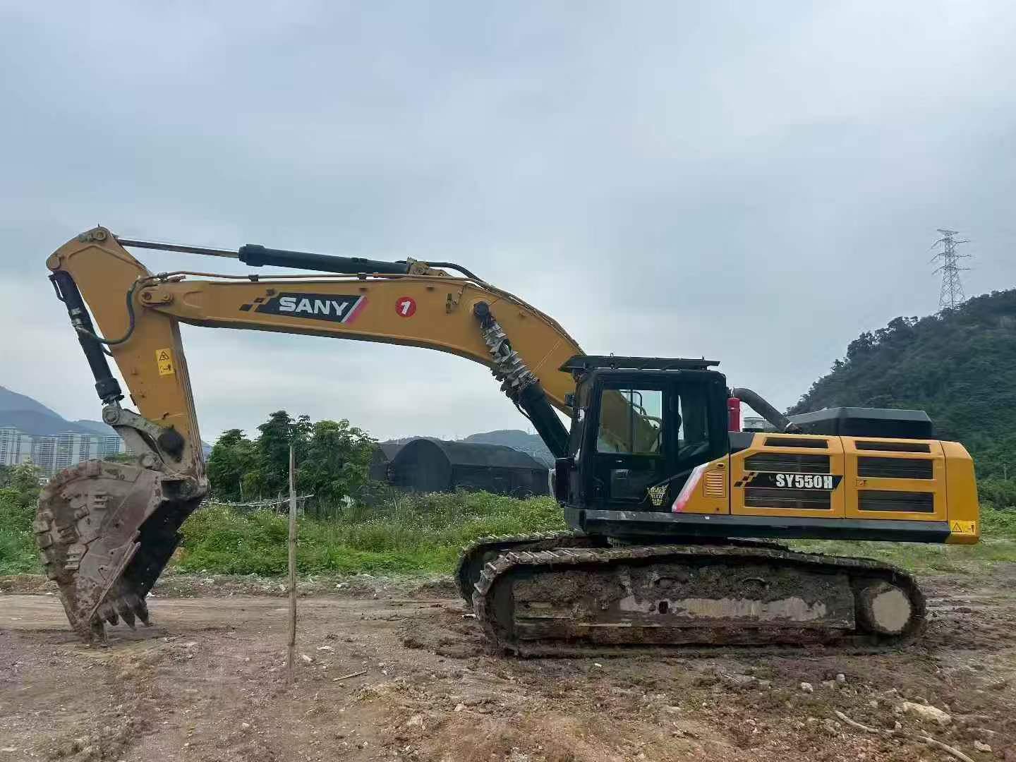 Buy Sany SY550H Used Excavator / 6