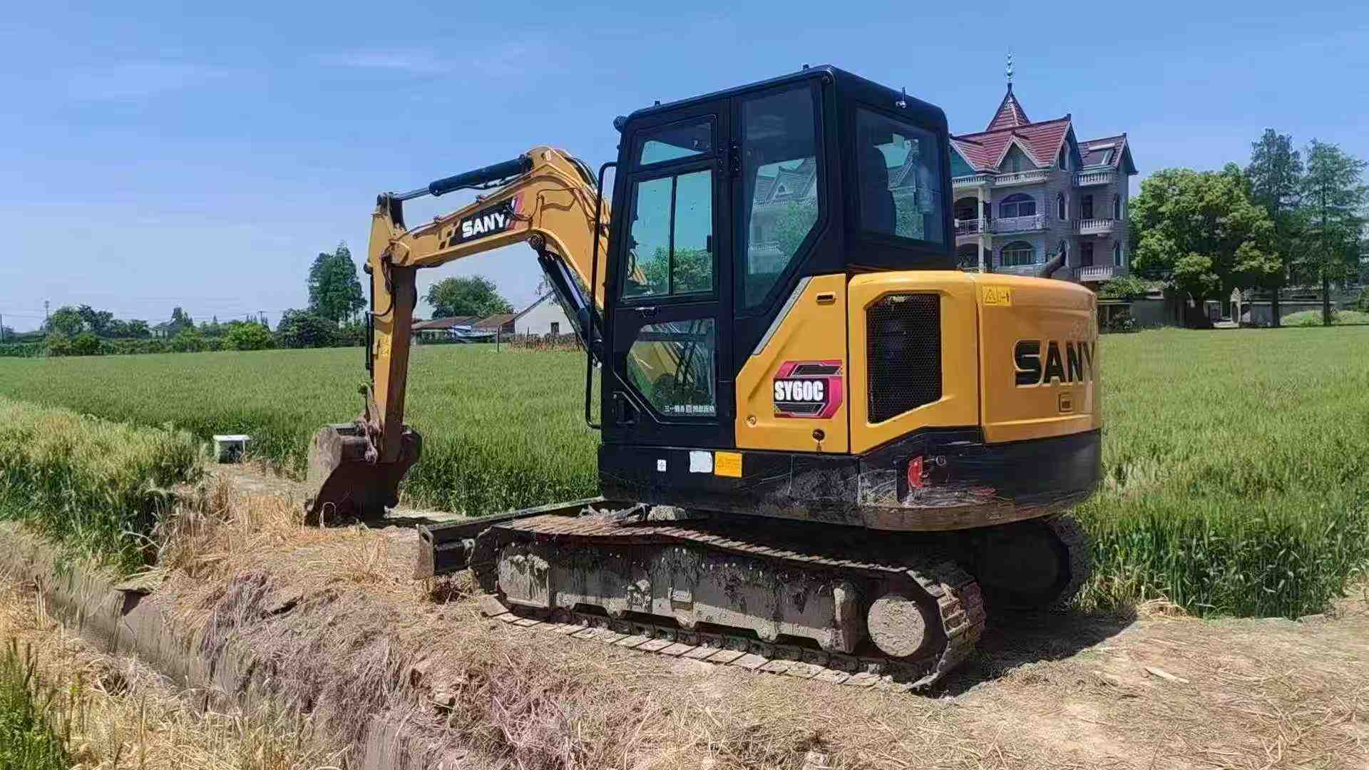 Buy Sany SY60 Used Excavator / 5