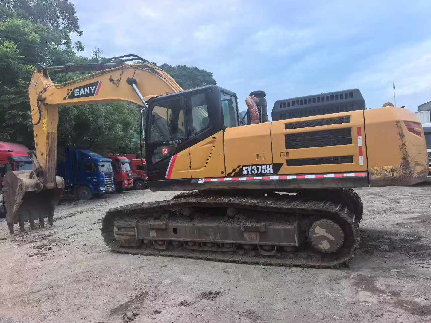 Buy Sany SY375H Used Excavator / 9