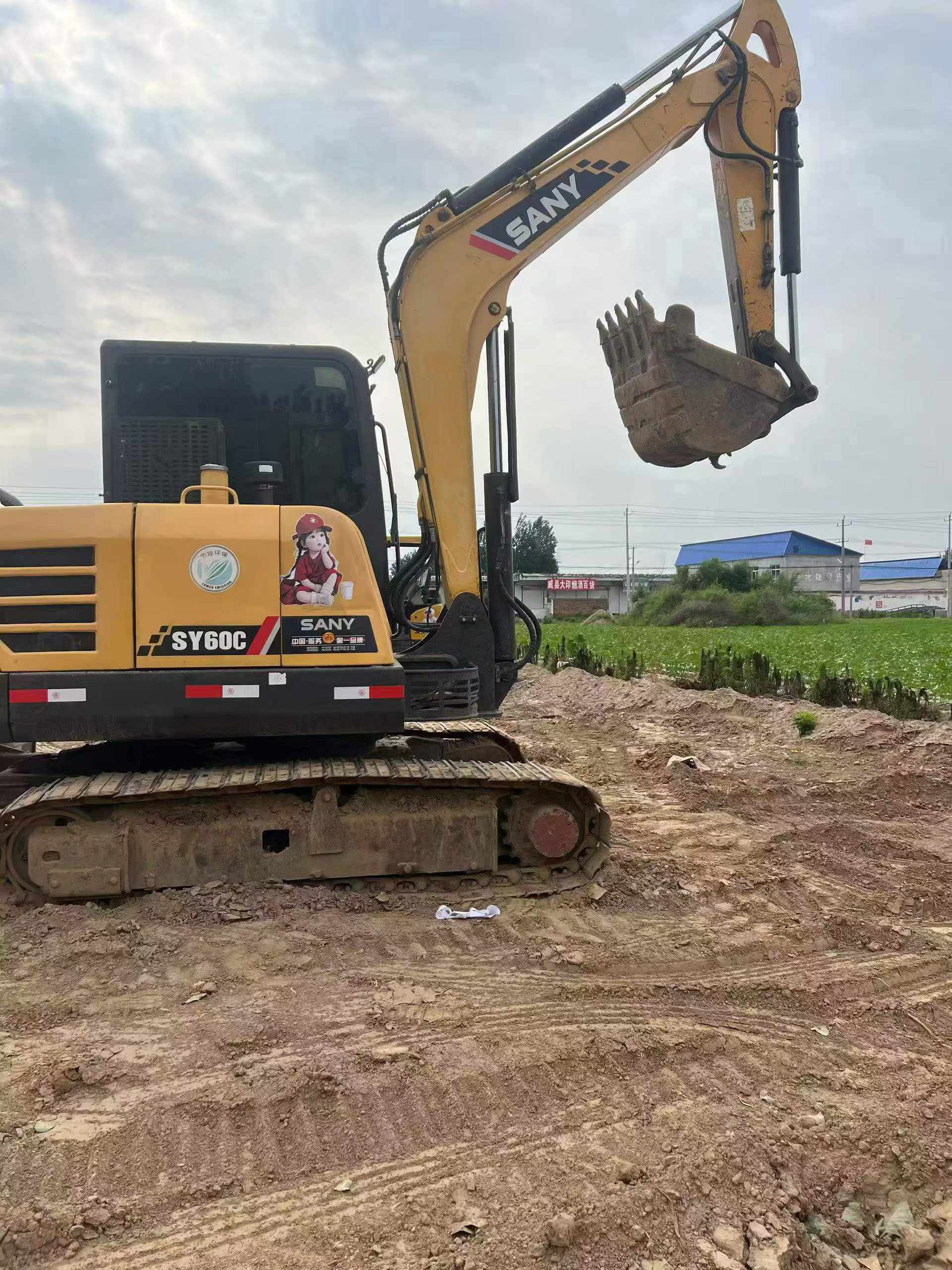 Buy Sany SY60 Used Excavator / 4